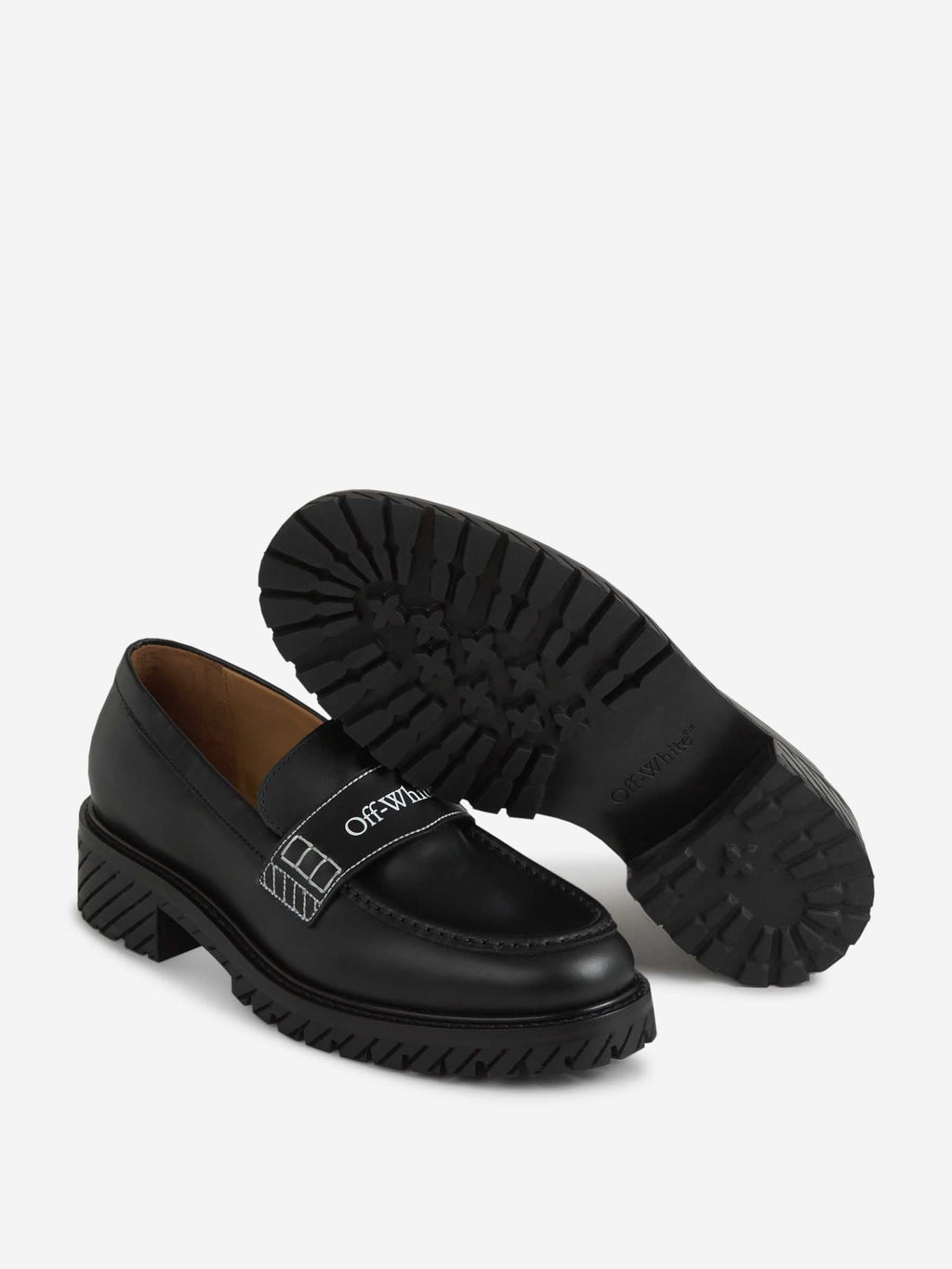 Derby Leather Loafers Off-white оригінал – Купити в Україні – збільшений вид