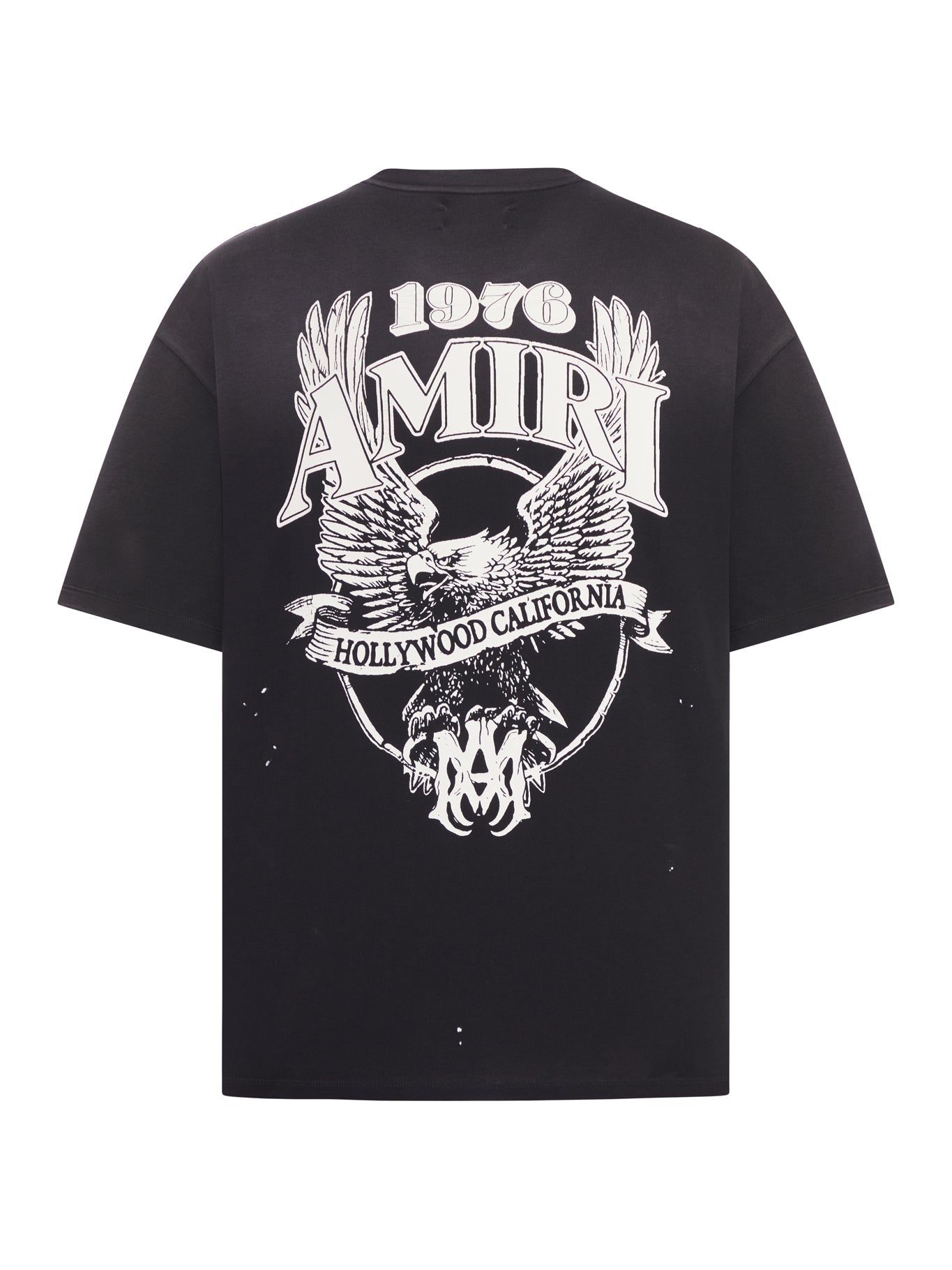 Oversized Crew Neck Cotton T-Shirt Amiri – Гарантія оригінальності – вид ззаду