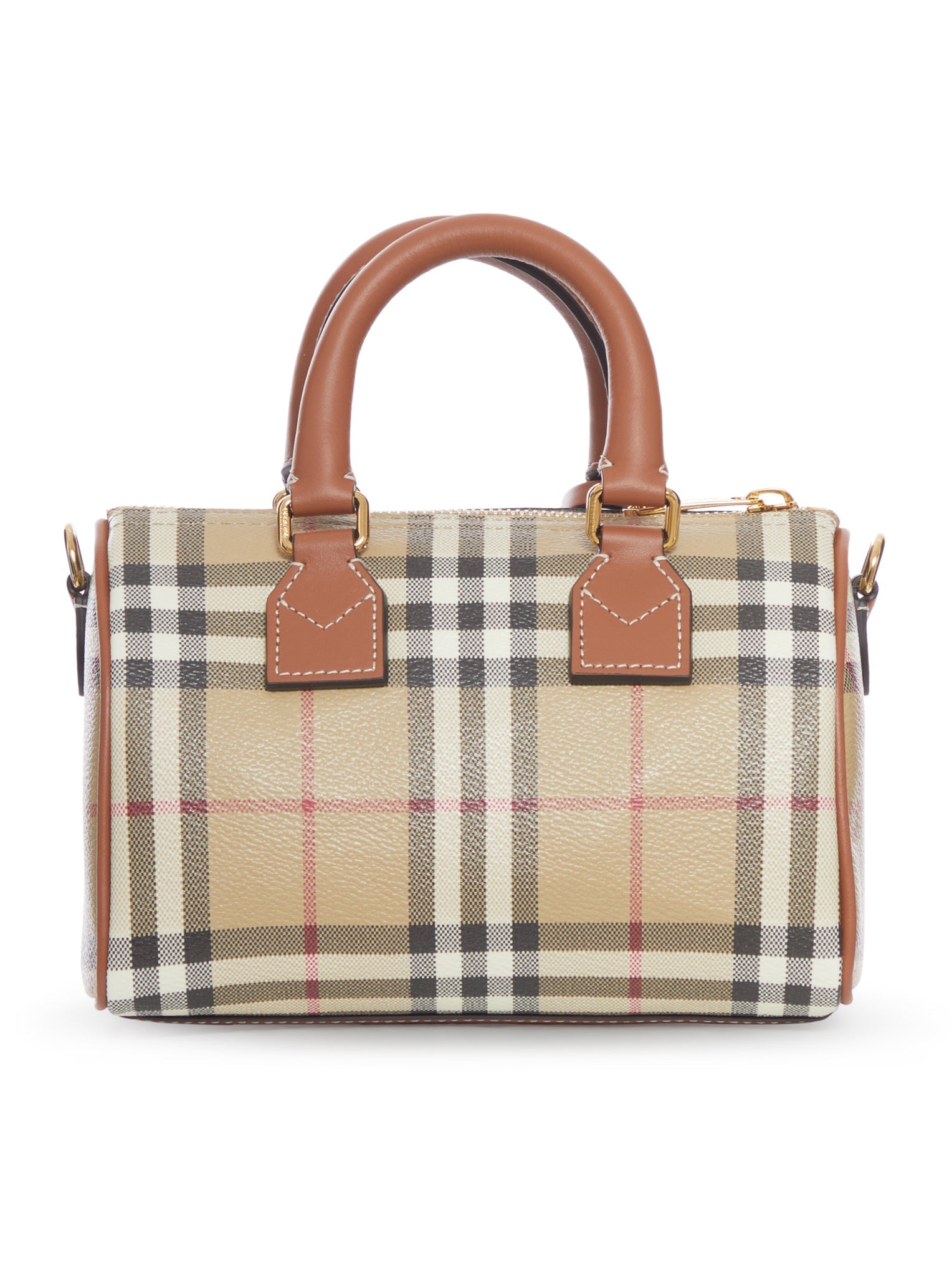 Mini Check Bowling Bag Burberry – Гарантія оригінальності – детальний вид