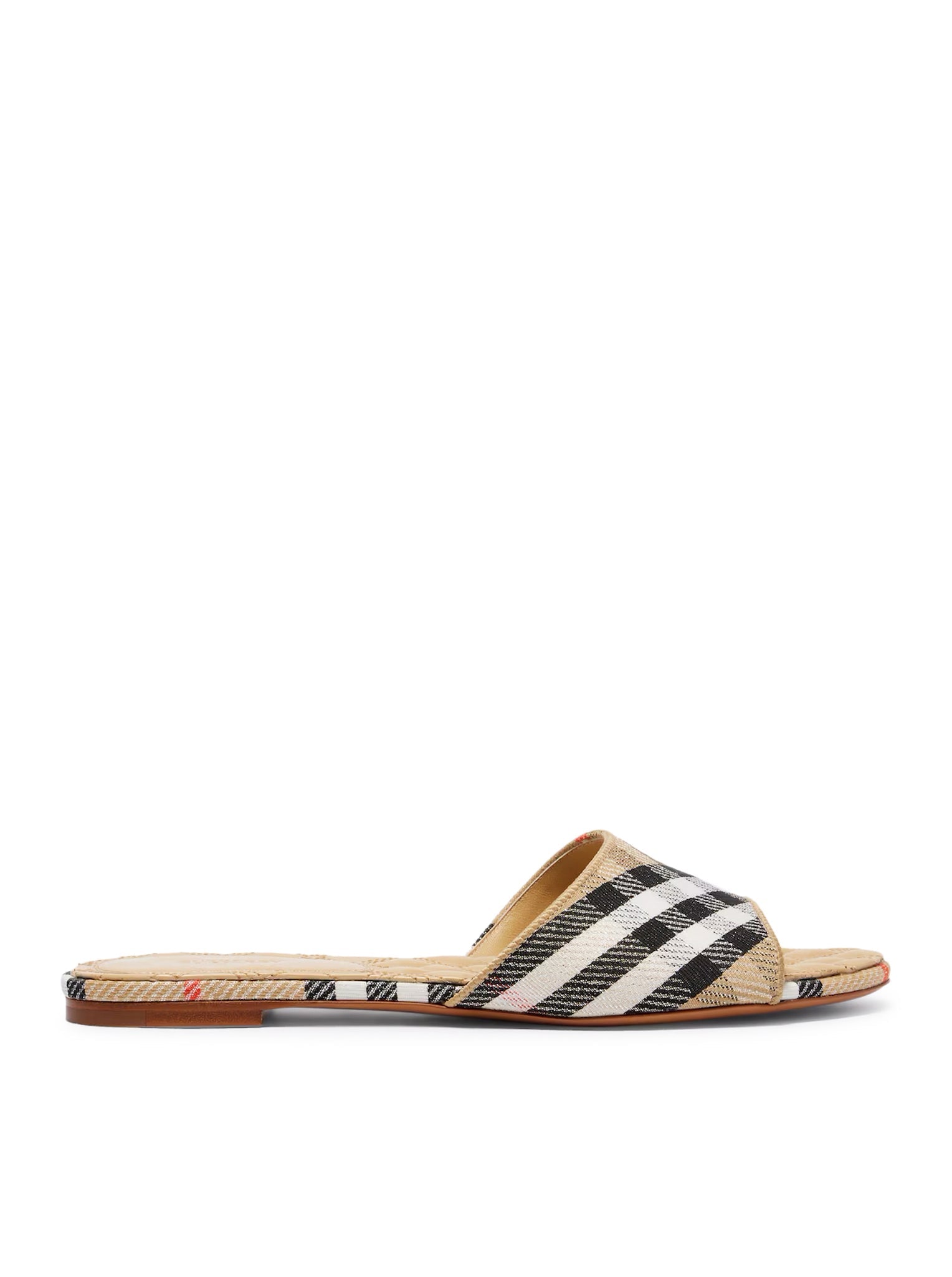 Оригінальна Sloane Check Slippers Burberry – боковий вид