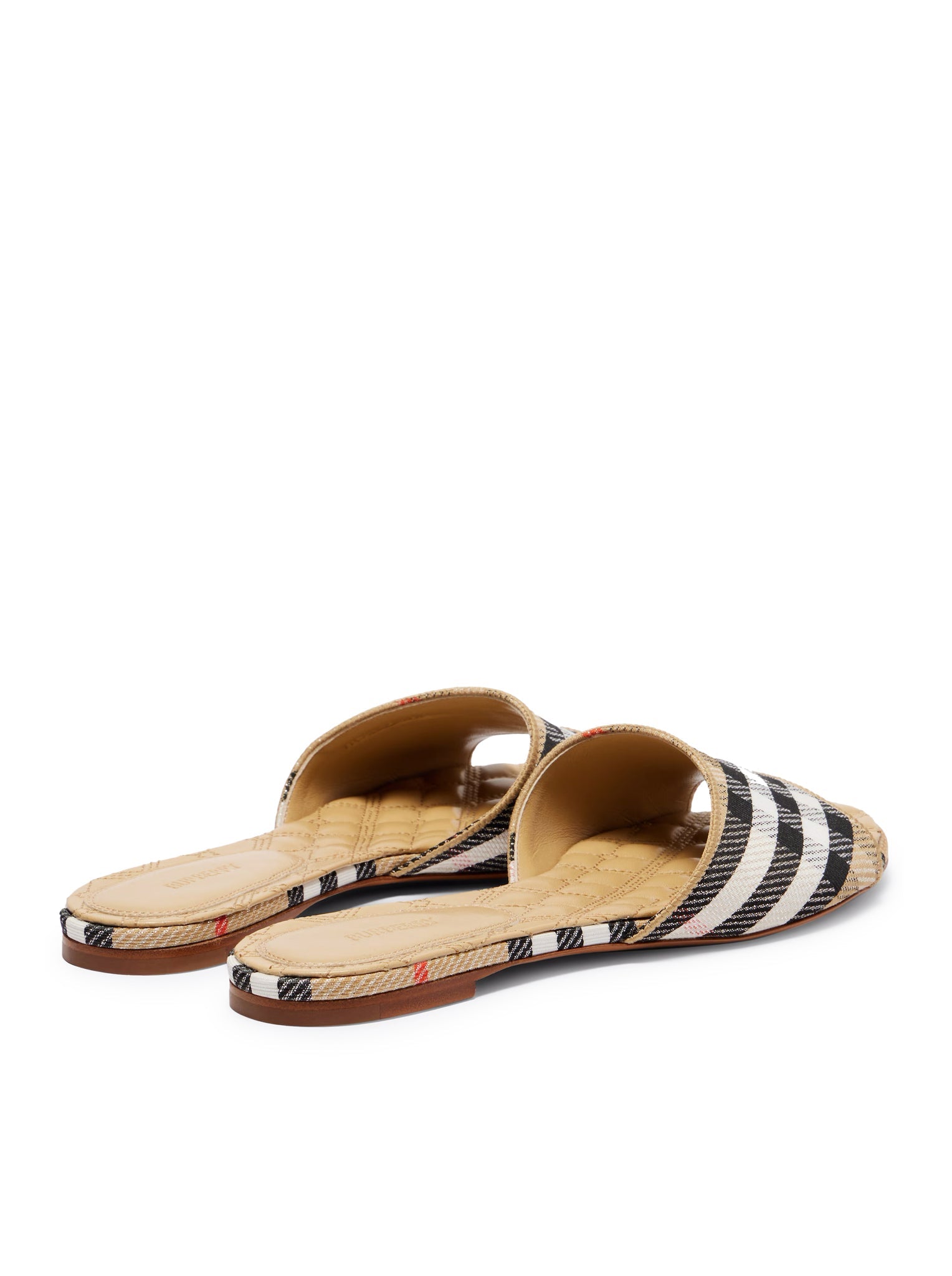 Оригінальна Sloane Check Slippers Burberry – детальний вид