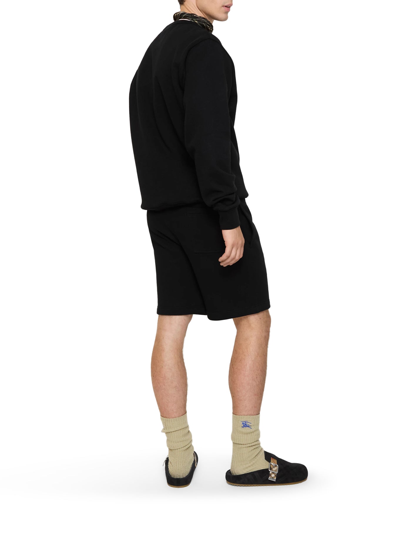 Оригінальна Cotton Shorts With Logo Burberry – детальний вид