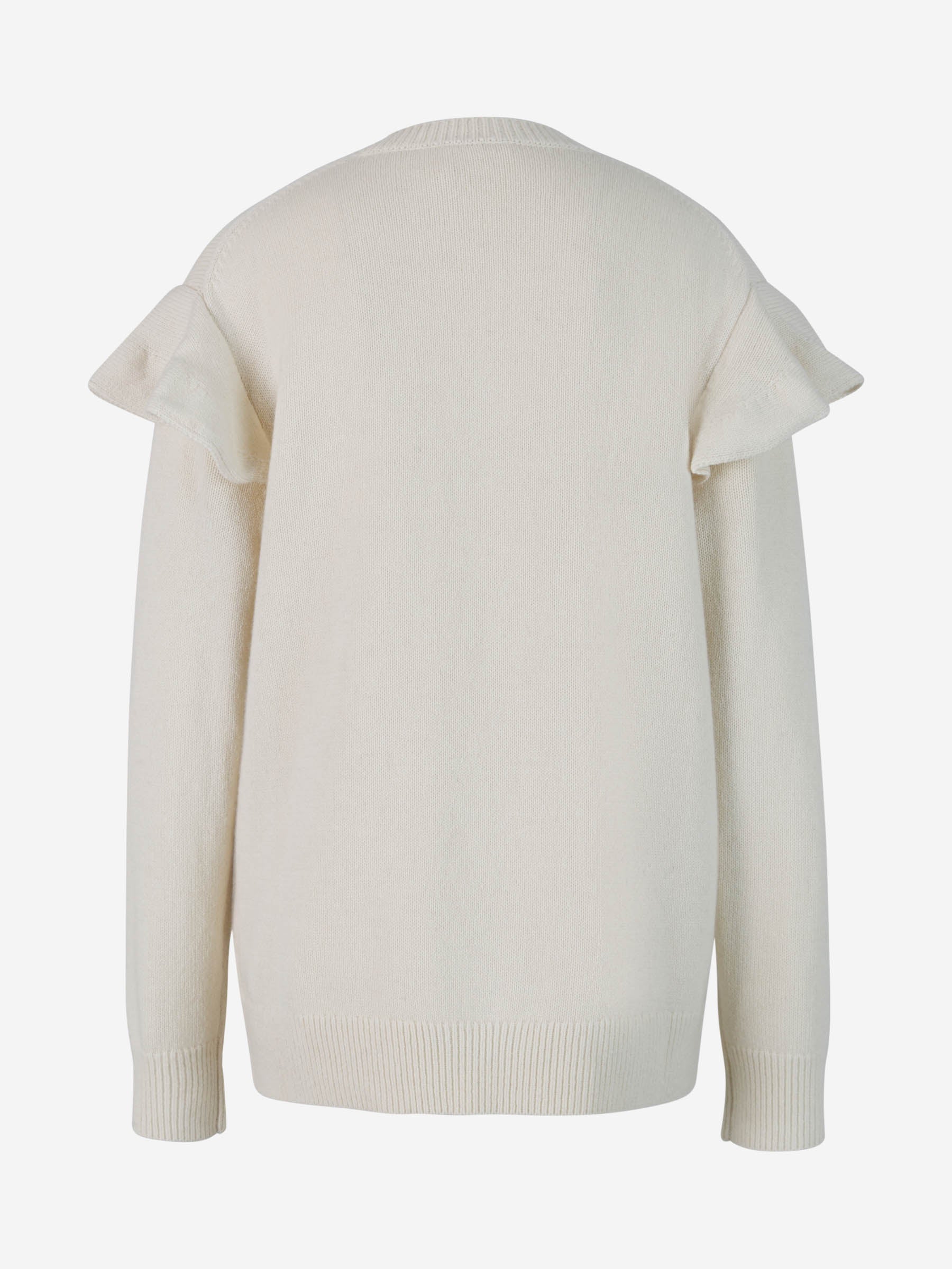 Cashmere Ruffled Sweater Chloe оригінал – Купити в Україні – вид ззаду