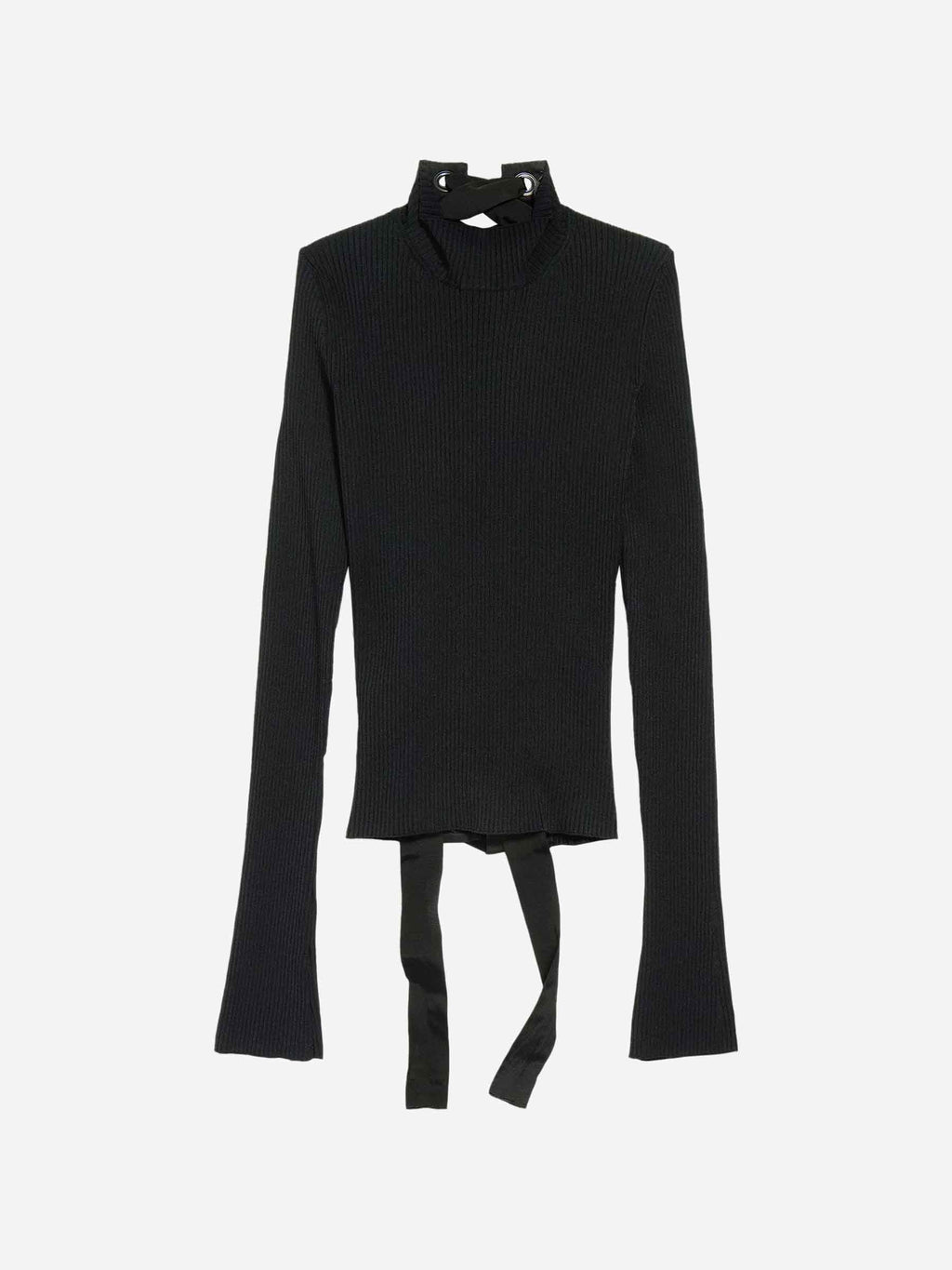 Оригінальна Ribbed Sweater With Laces Balenciaga – боковий вид