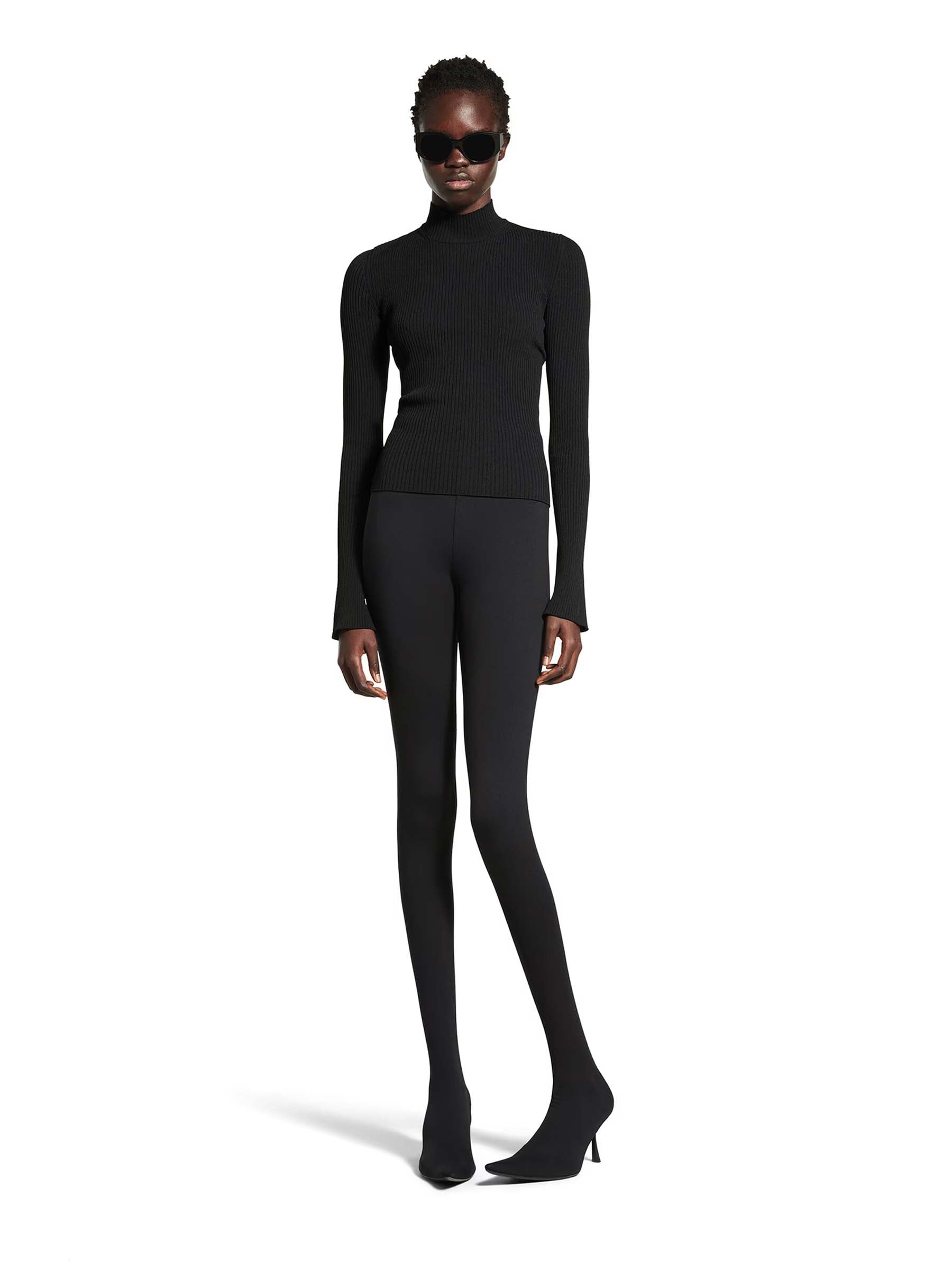 Оригінальна Ribbed Sweater With Laces Balenciaga – вид ззаду