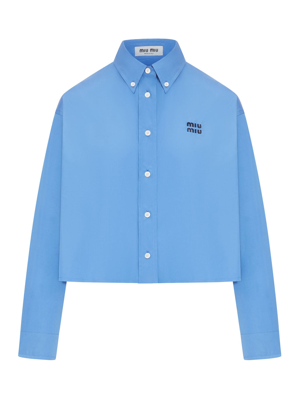 Popeline Shirt Miu miu – Гарантія оригінальності – боковий вид