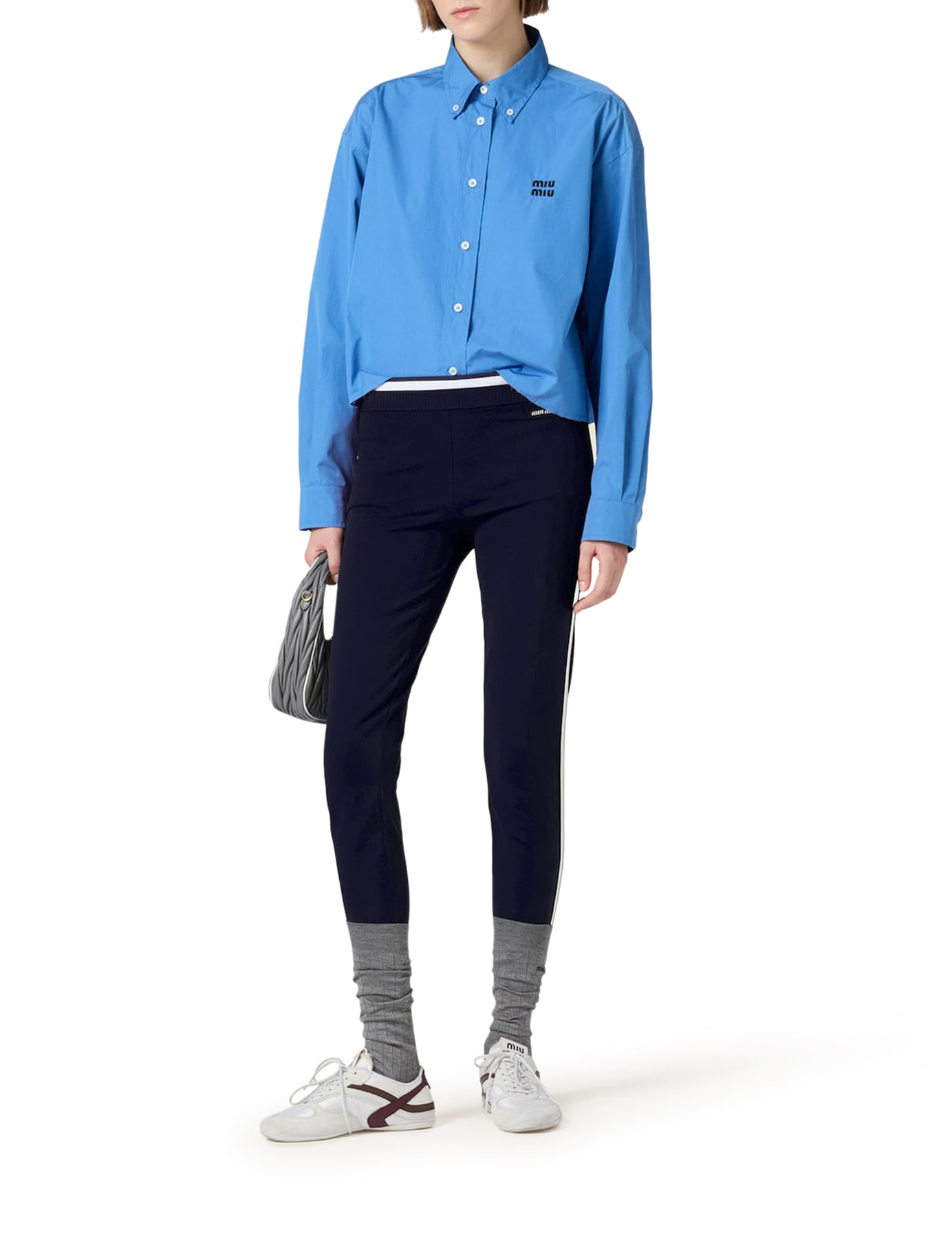 Popeline Shirt Miu miu – Гарантія оригінальності – вид ззаду