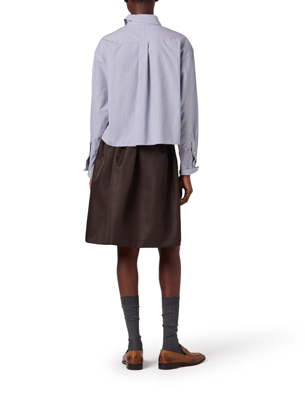 Cotton Poplin Shirt Miu miu оригінал – Купити в Україні – збільшений вид