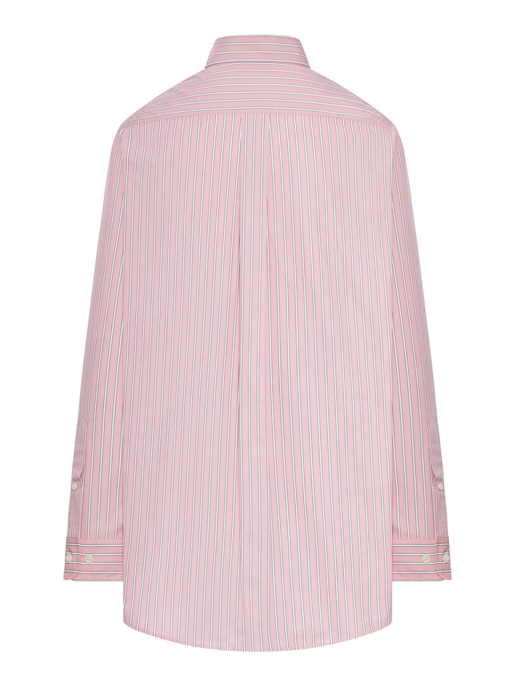 Striped Cotton Poplin Shirt Miu miu – Гарантія оригінальності – вид ззаду