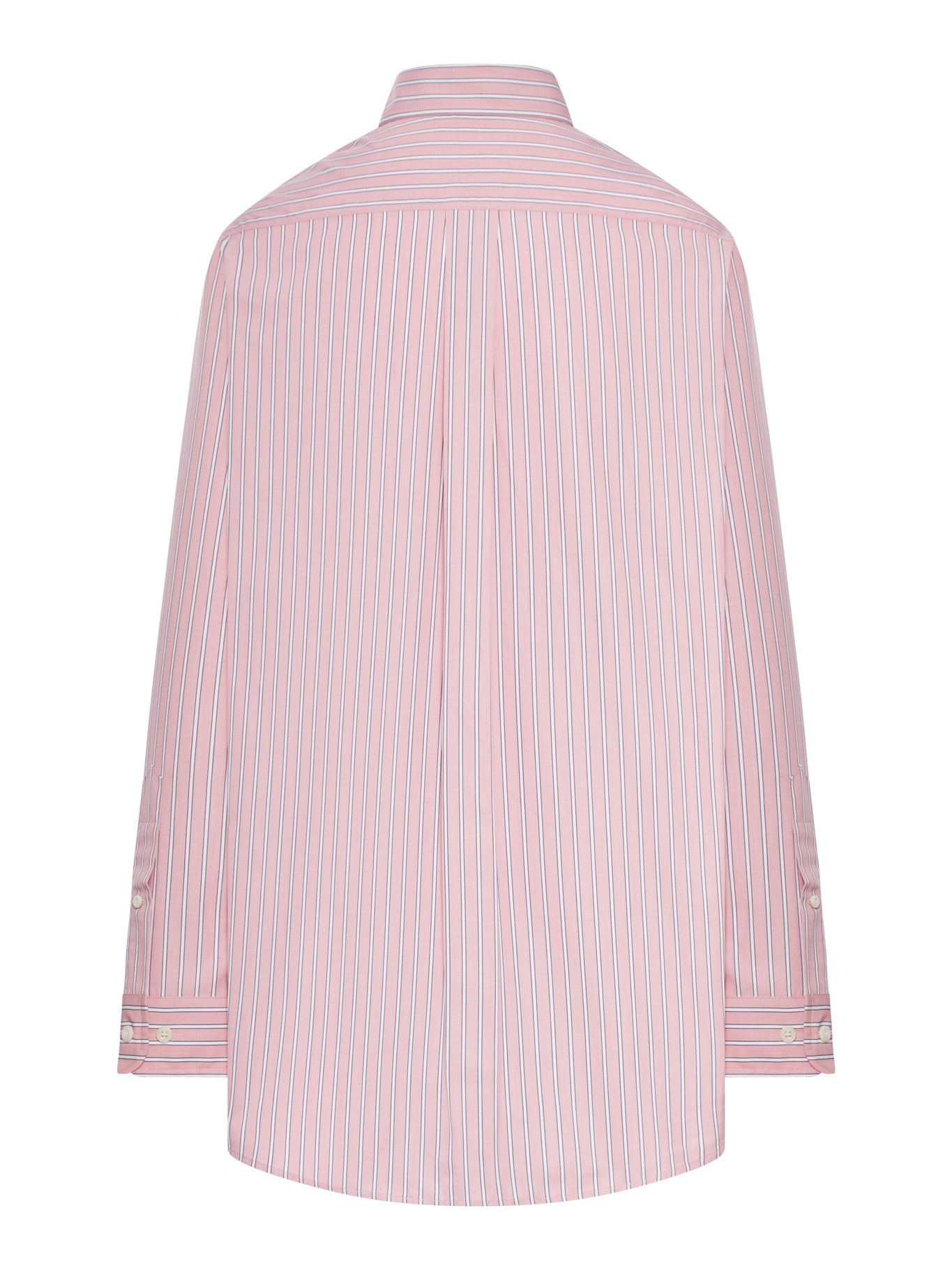 Striped Cotton Poplin Shirt Miu miu – Гарантія оригінальності – вид ззаду