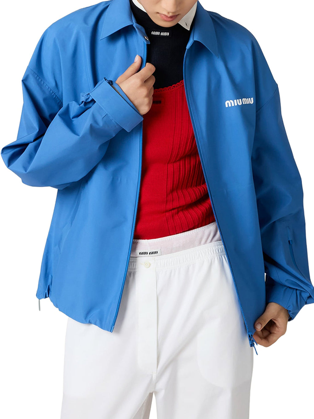 Оригінальна Canvas Wind Jacket Miu miu – збільшений вид