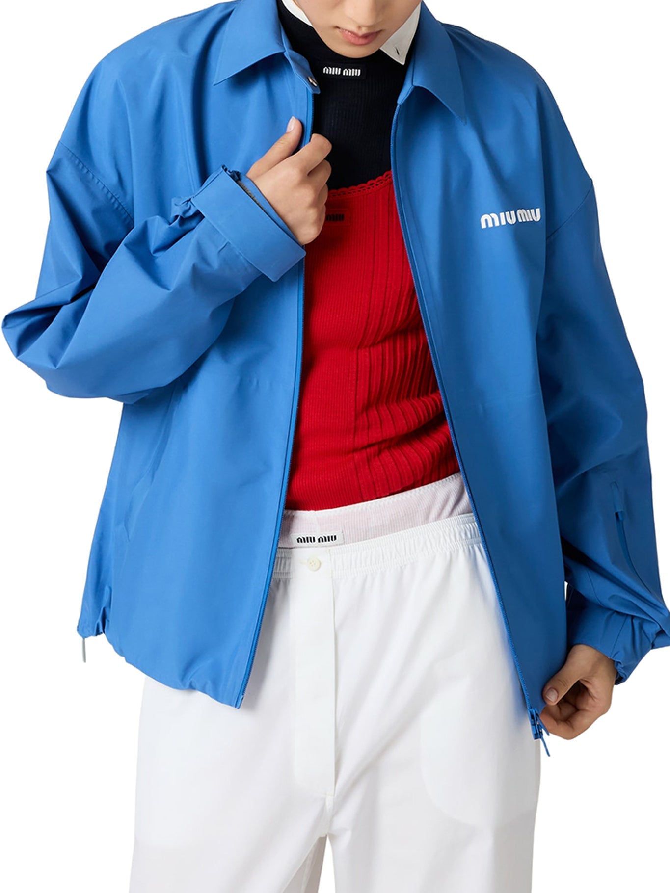 Оригінальна Canvas Wind Jacket Miu miu – збільшений вид