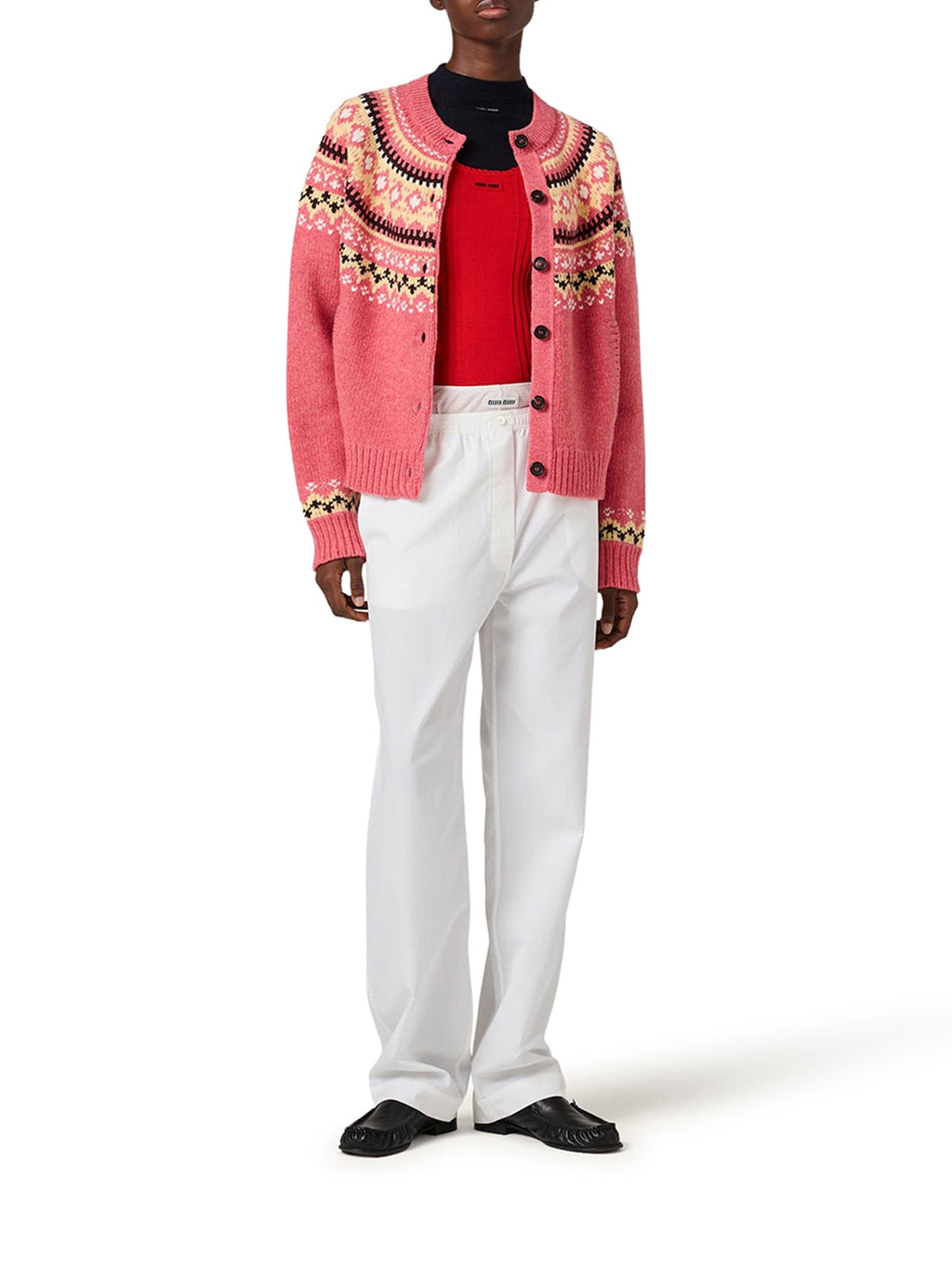 Wool Cardigan Miu miu – Гарантія оригінальності – вид ззаду