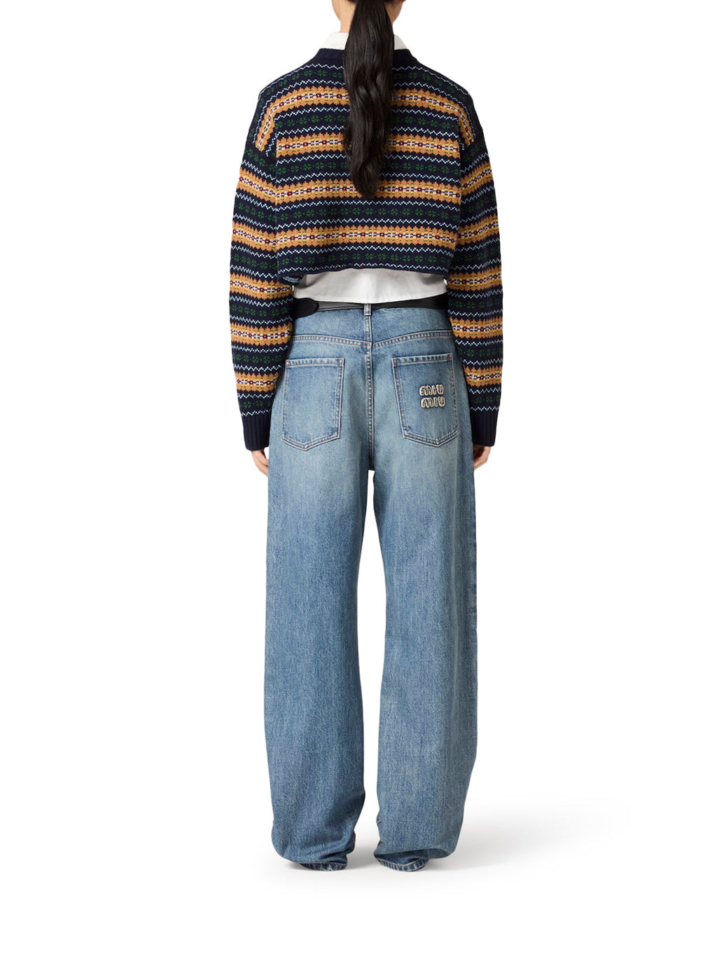 V-Neck Wool Sweater Miu miu – Гарантія оригінальності – збільшений вид