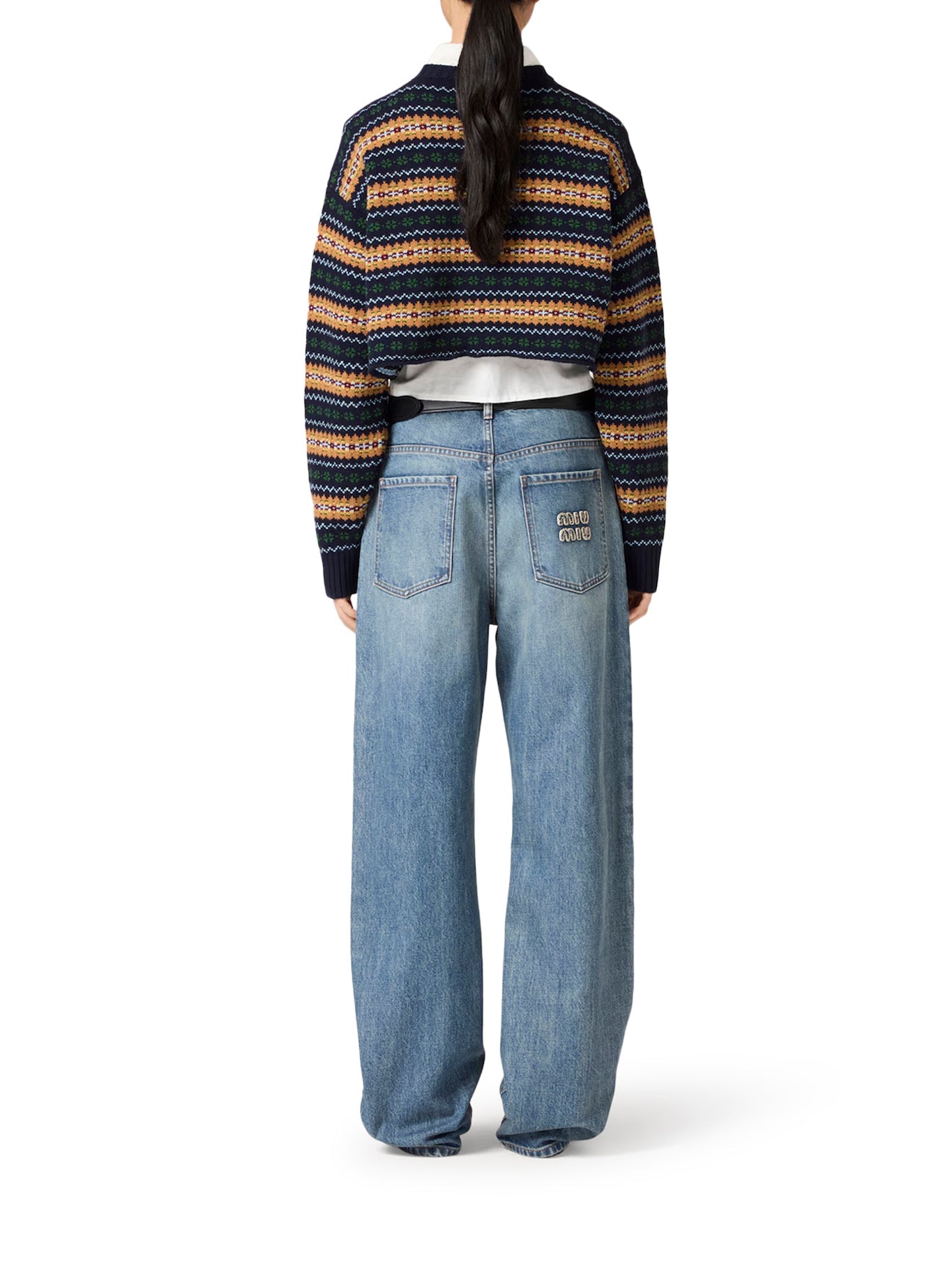 V-Neck Wool Sweater Miu miu – Гарантія оригінальності – збільшений вид