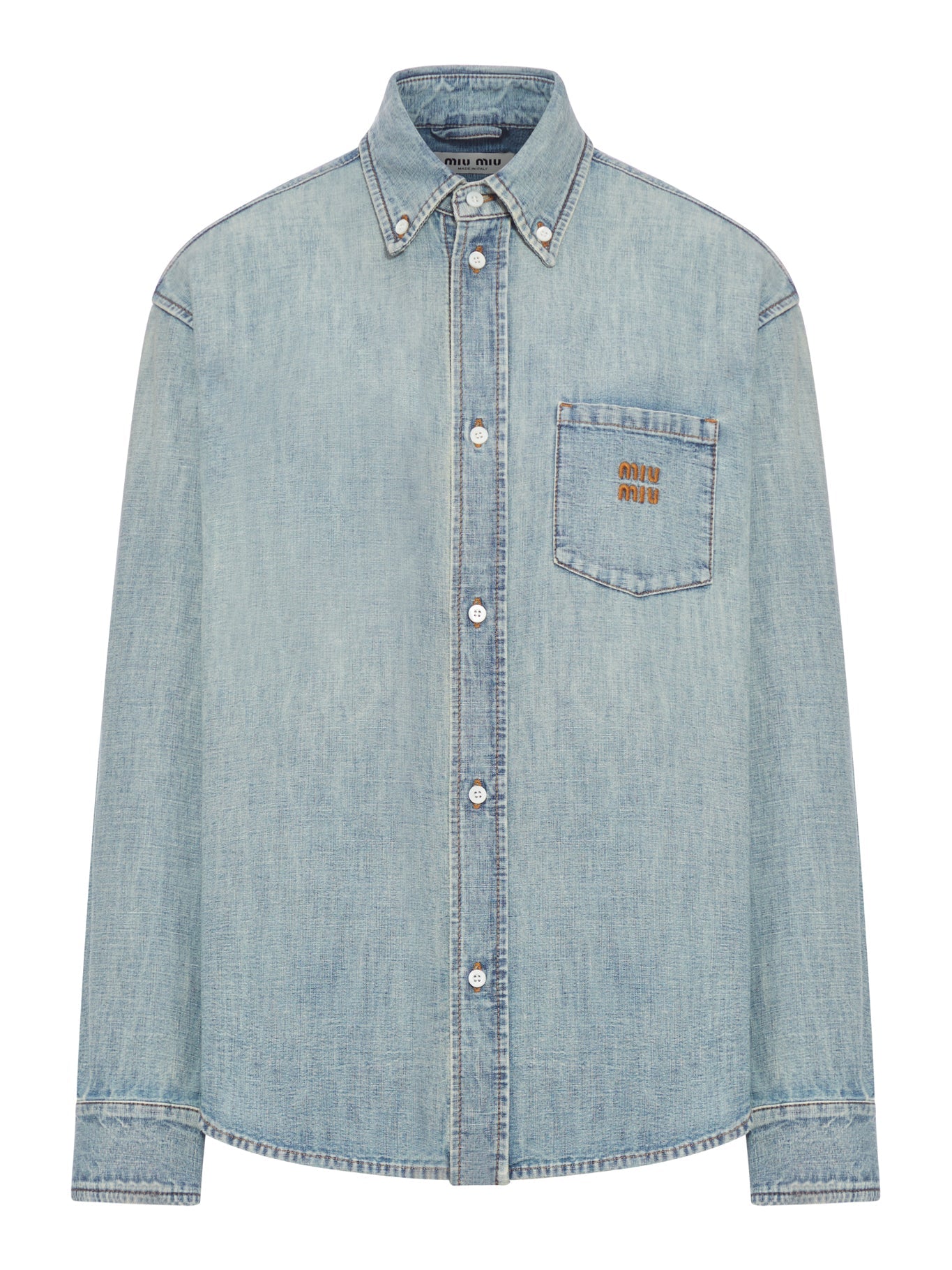 Chambray Shirt Miu miu оригінал – Купити в Україні – боковий вид