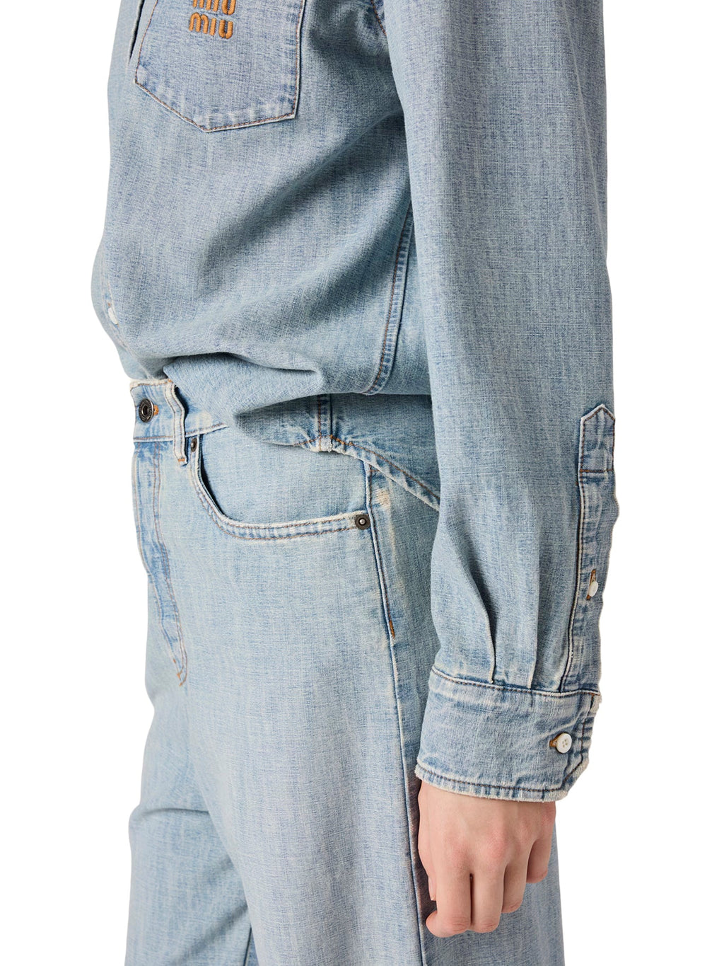 Chambray Shirt Miu miu оригінал – Купити в Україні – збільшений вид