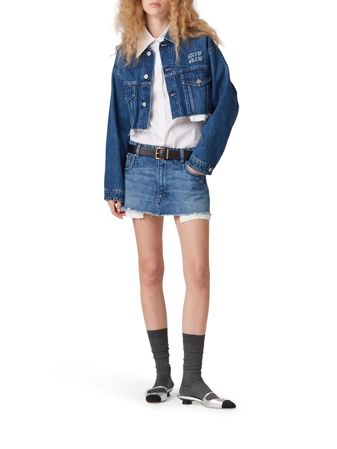 Miu miu Outerwear оригінал | Швидка доставка Україна – вид ззаду