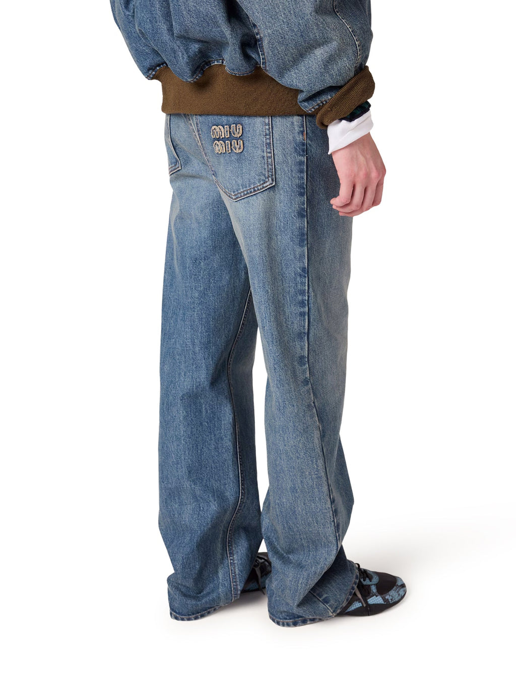 Regular Denim Jeans Miu miu – Гарантія оригінальності – збільшений вид