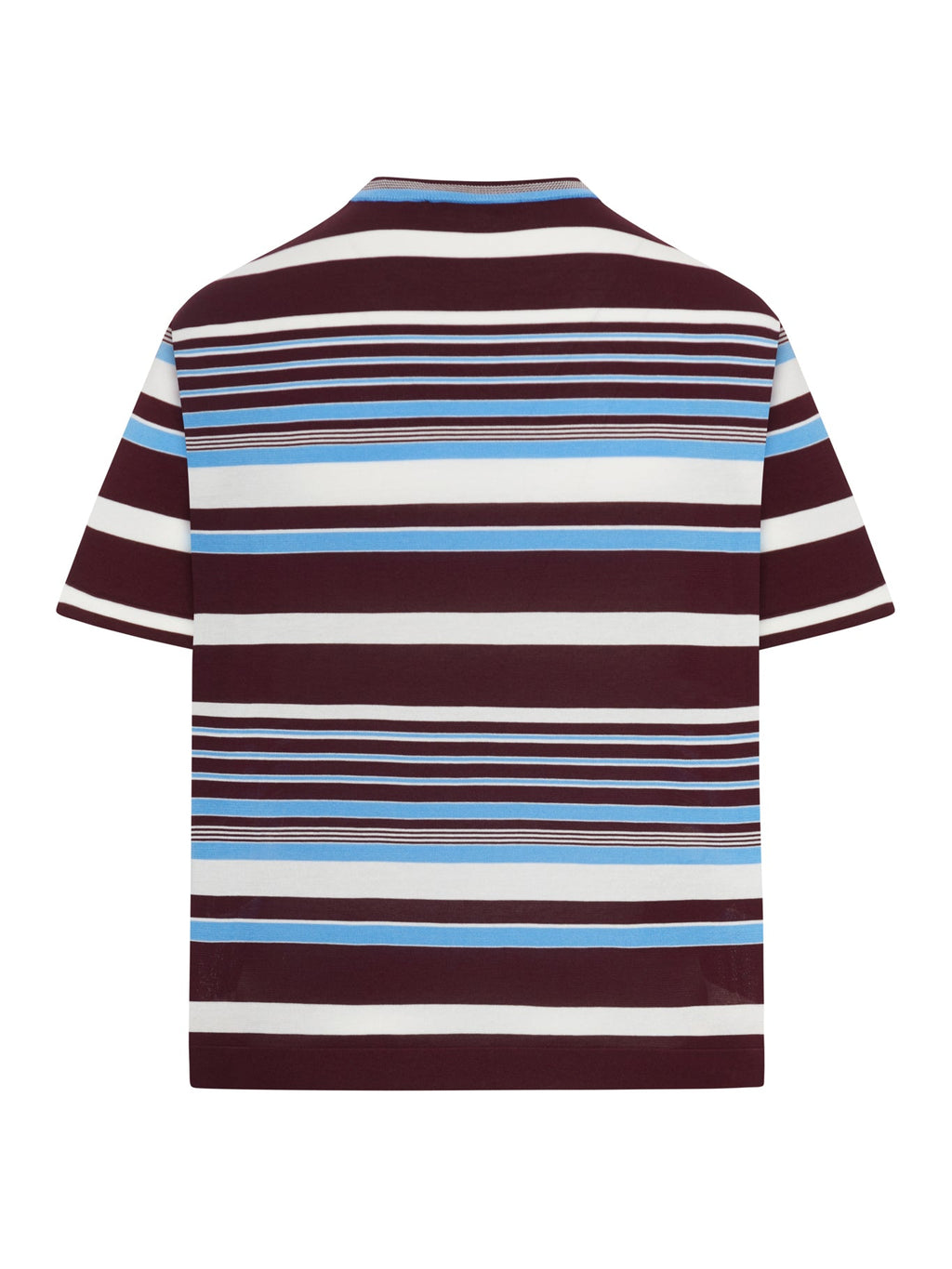 Striped Cotton Crew Neck Sweater Prada оригінал – Купити в Україні – вид ззаду
