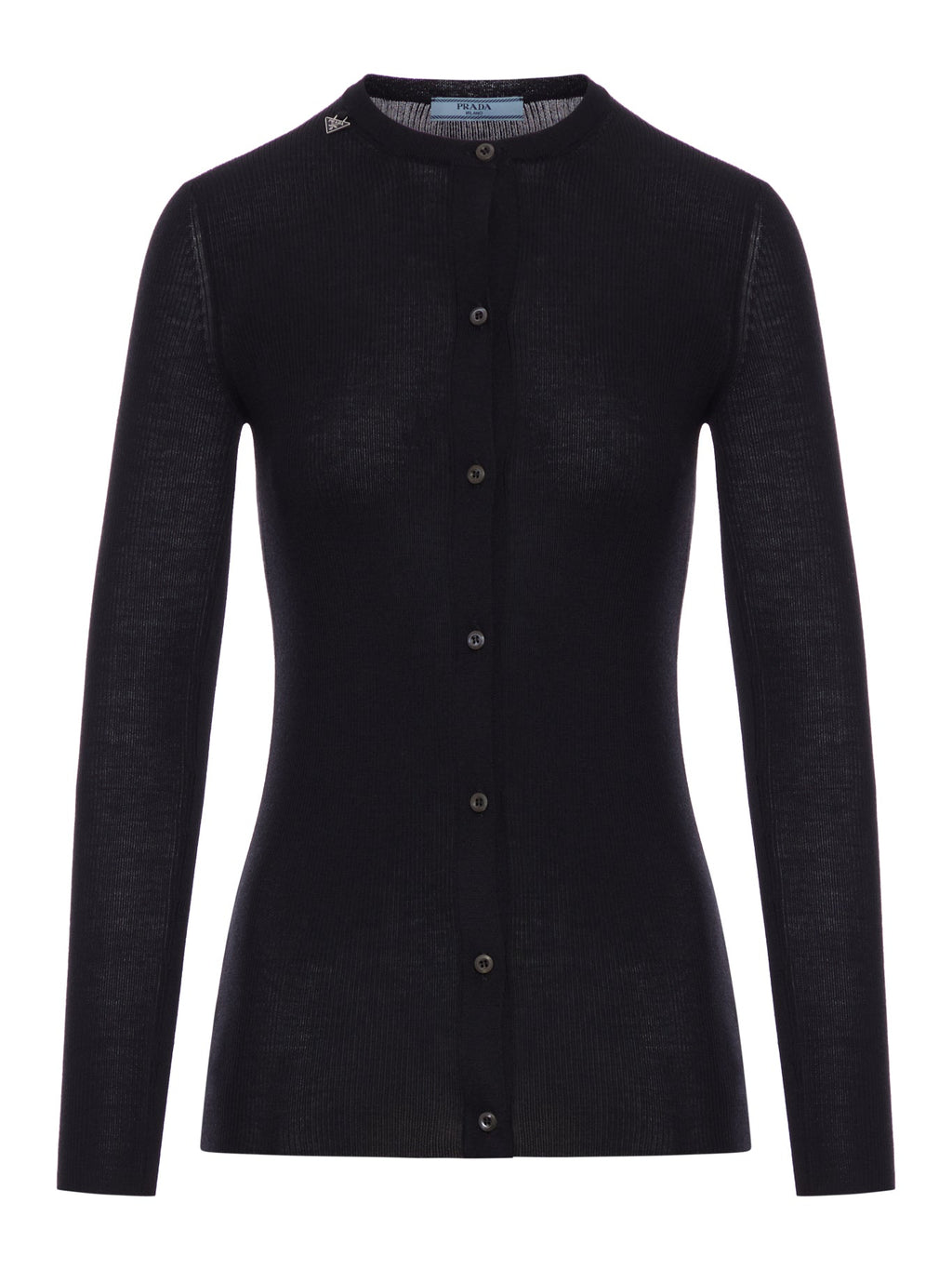 Ribbed Wool Cardigan Prada оригінал – Купити в Україні – боковий вид