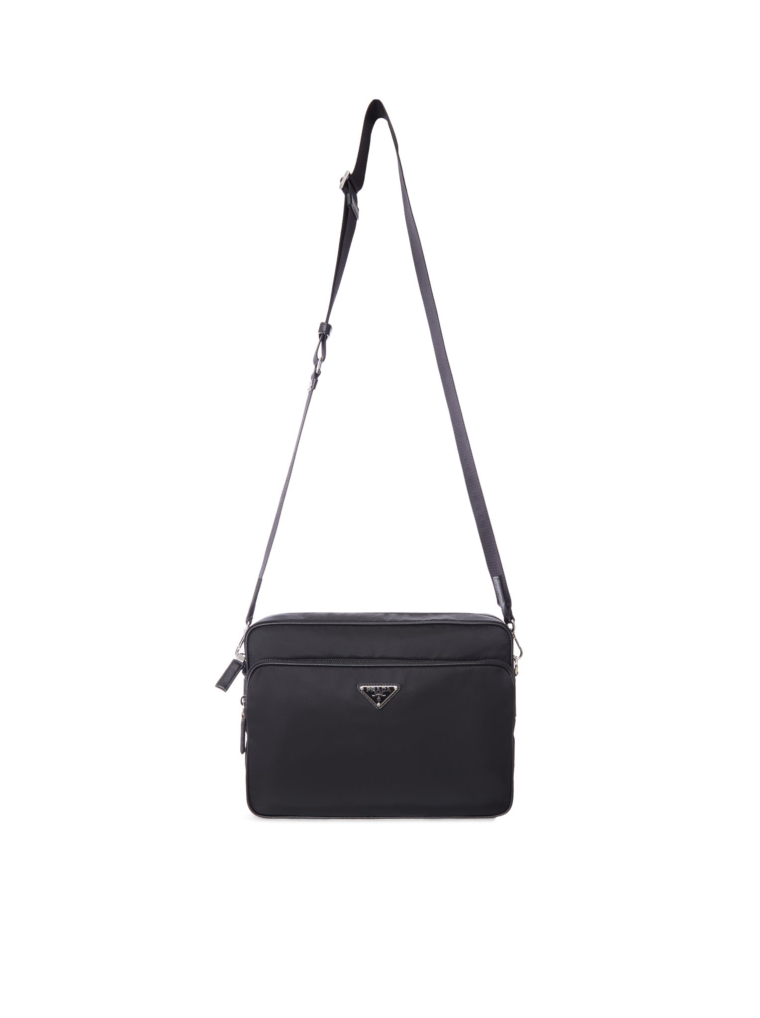Оригінальна Re-Nylon And Leather Shoulder Bag Prada – боковий вид