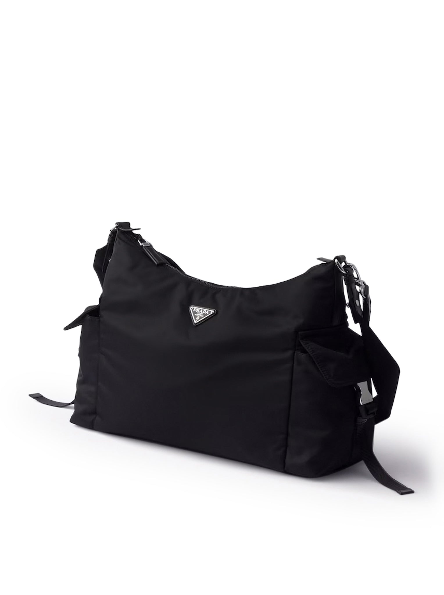 Explore Bag In Re-Nylon And Leather Prada – Гарантія оригінальності – вид 7
