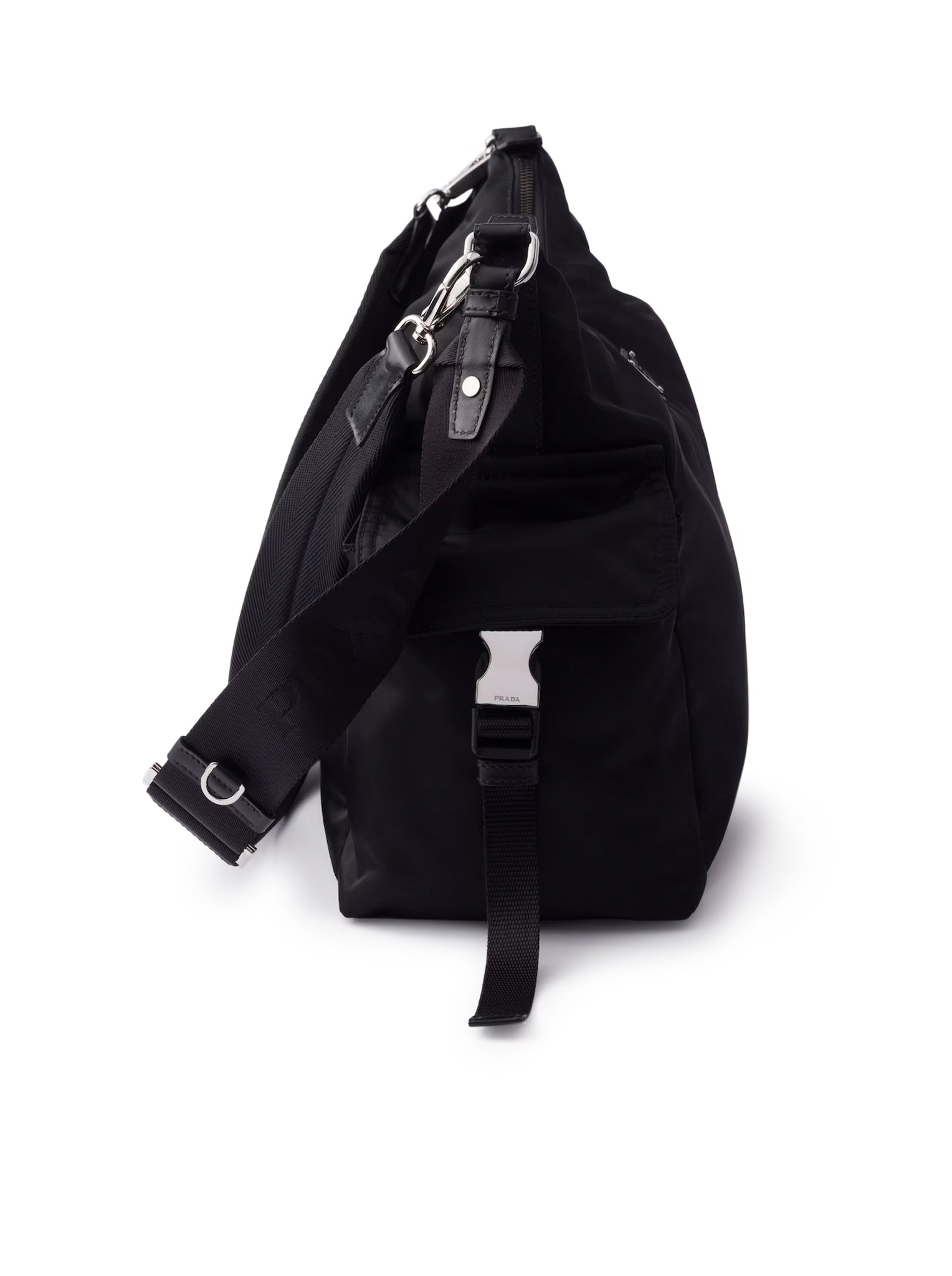 Explore Bag In Re-Nylon And Leather Prada – Гарантія оригінальності – вид 8