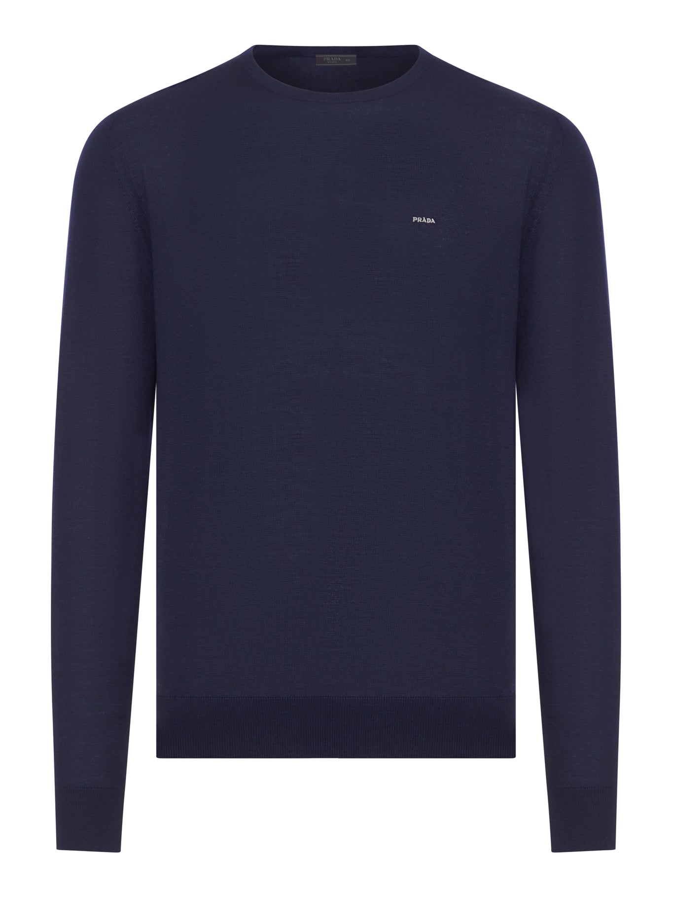 Superfine Wool Crewneck Sweater Prada оригінал – Купити в Україні – боковий вид