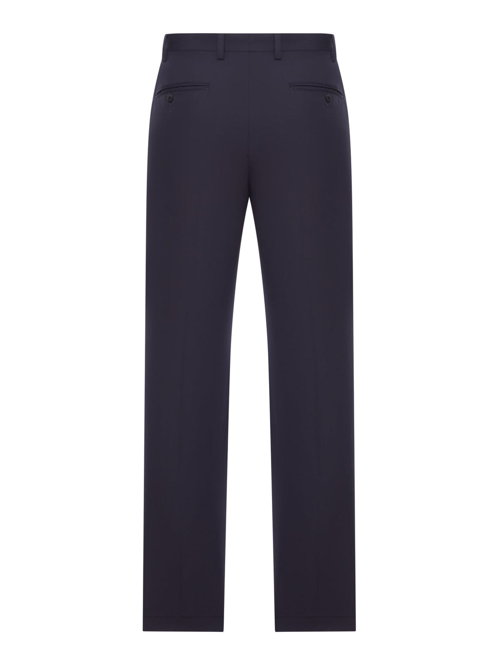Tailored Cotton Poplin Trousers Prada – Гарантія оригінальності – вид ззаду