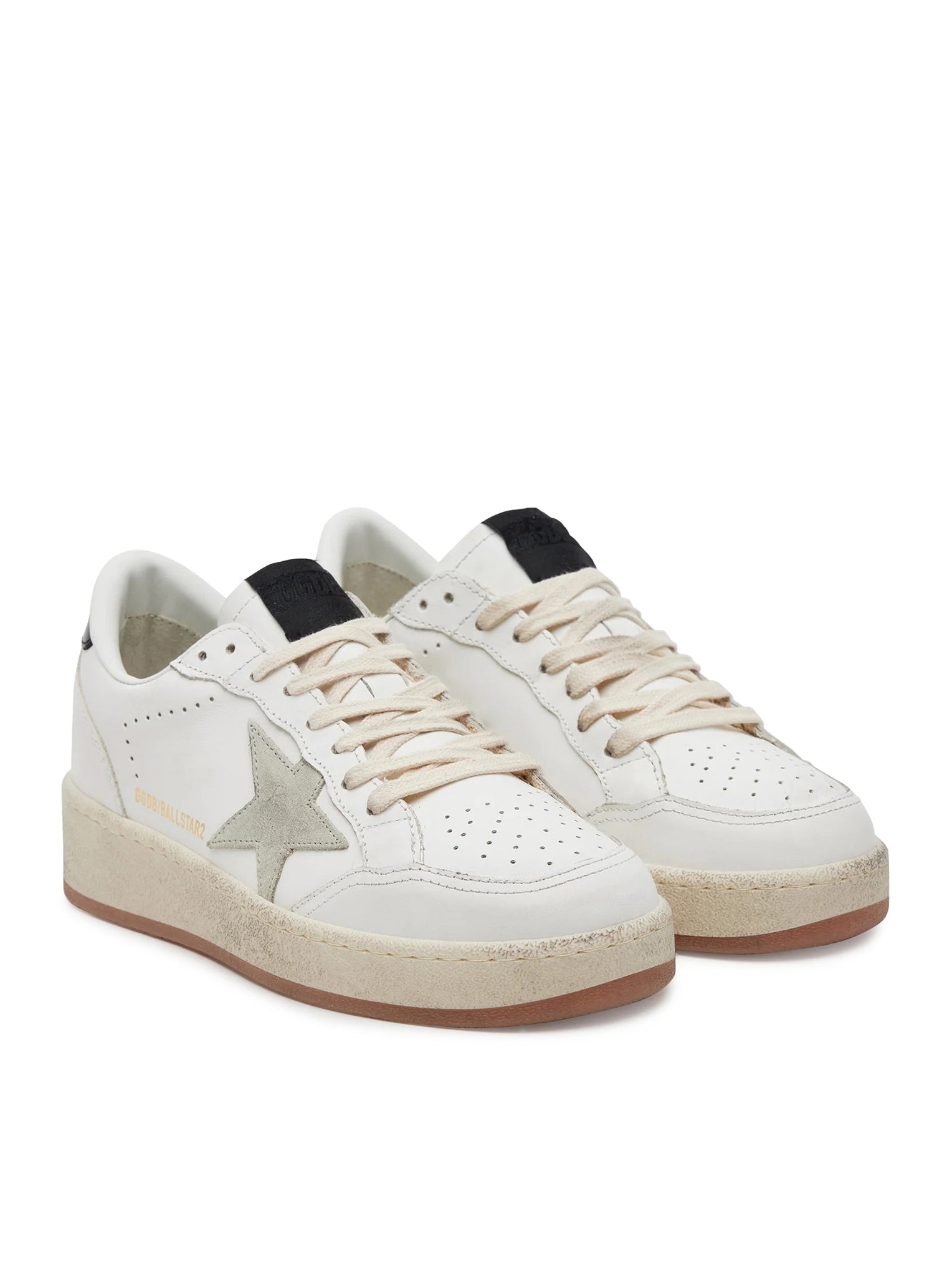 Ball Star With Ice Suede Star And Black Leather Heel Golden goose – Гарантія оригінальності – вид ззаду