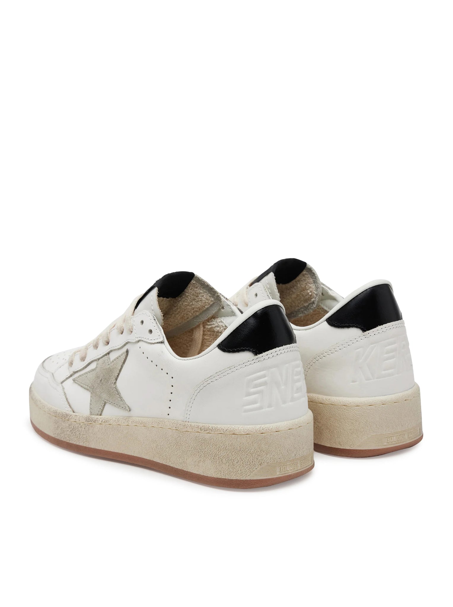 Ball Star With Ice Suede Star And Black Leather Heel Golden goose – Гарантія оригінальності – детальний вид