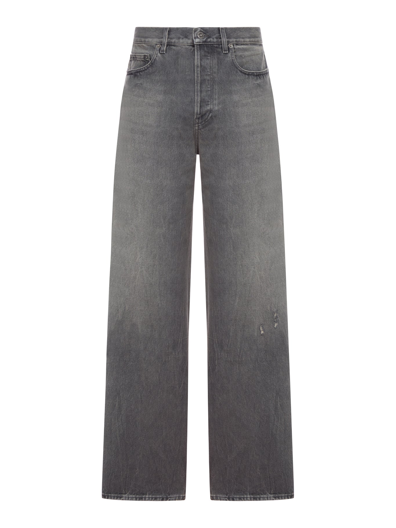 Wide Leg Five-Pocket Jeans Golden goose – Гарантія оригінальності – боковий вид