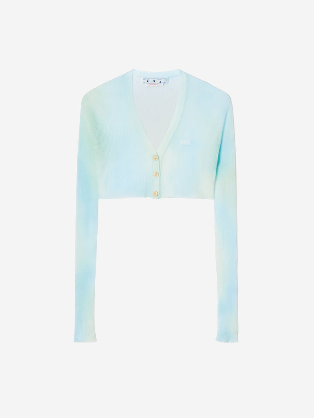 Оригінальна Cárdigan Cropped Logo Off-white – боковий вид