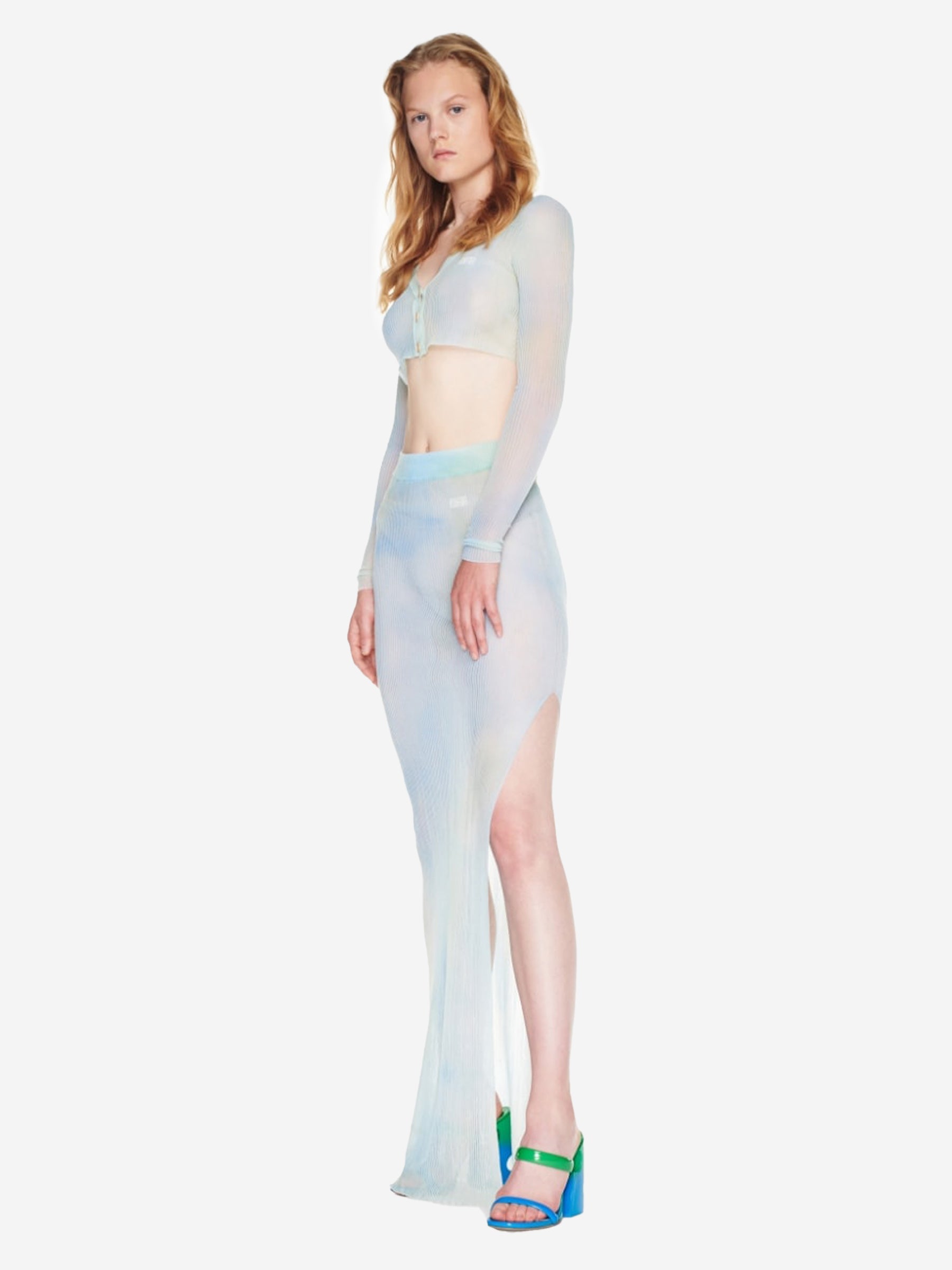 Оригінальна Cárdigan Cropped Logo Off-white – детальний вид