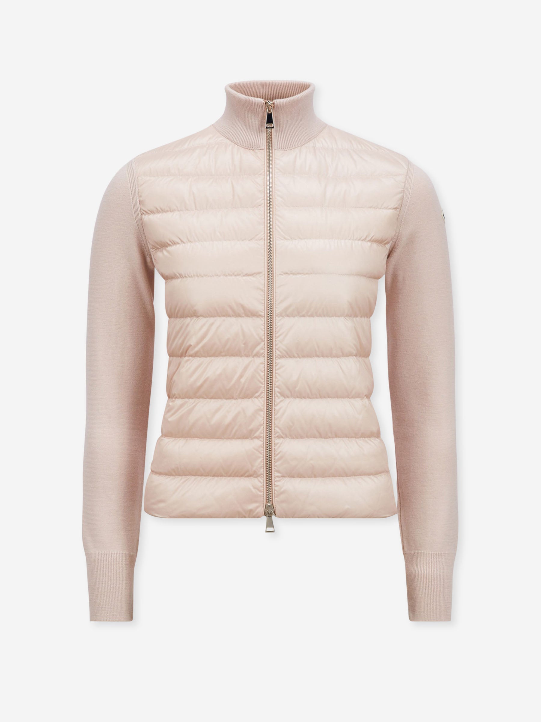 Wool Quilted Cardigan Moncler оригінал – Купити в Україні – боковий вид - MONCLER