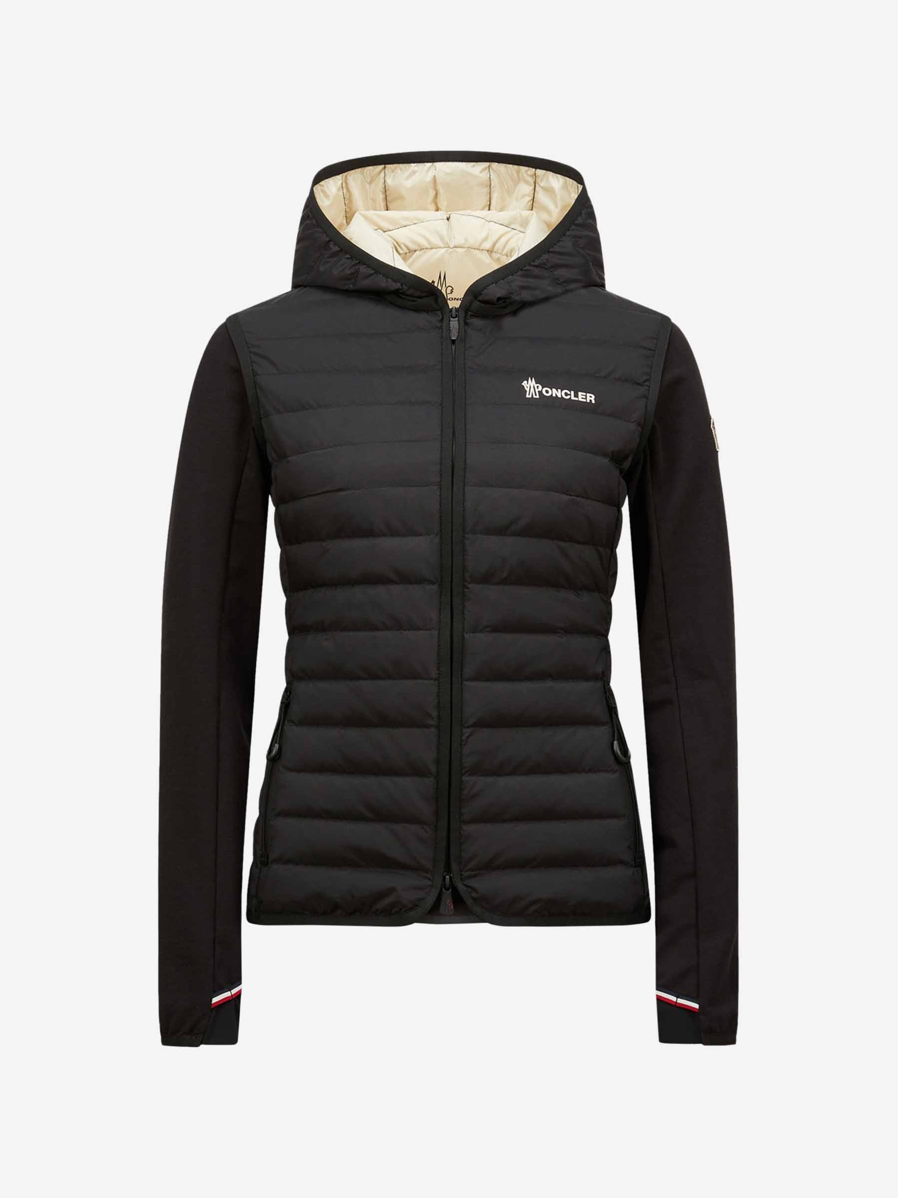 Stretch Quilted Cardigan Moncler – Гарантія оригінальності – боковий вид - MONCLER