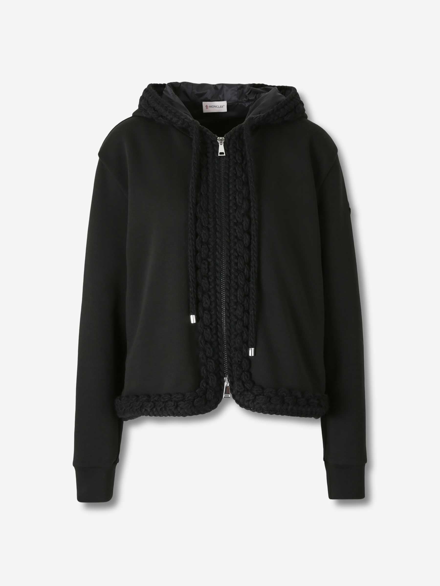 Hooded Zip Sweatshirt Moncler оригінал – Купити в Україні – боковий вид