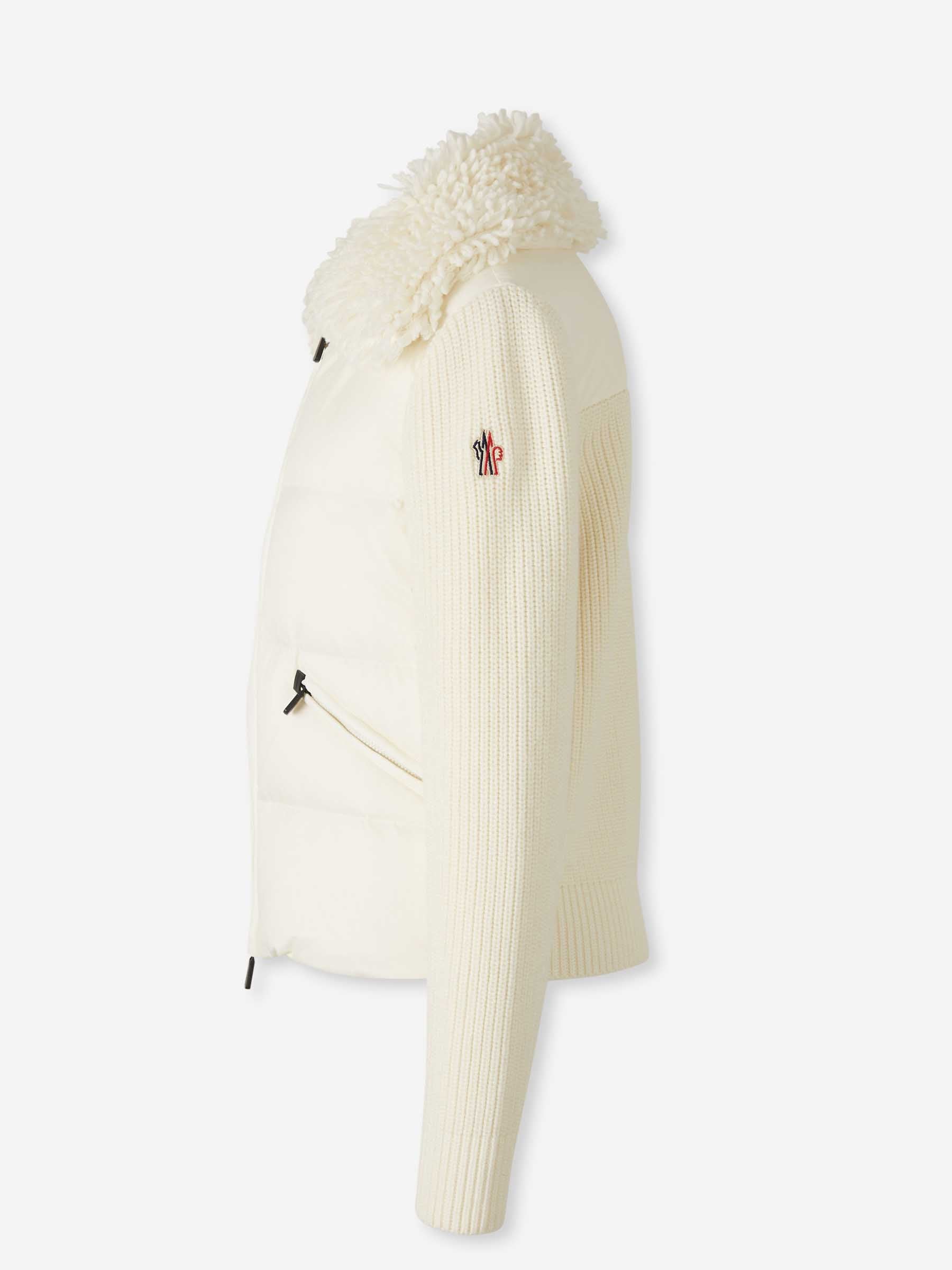 Оригінальна Padded Zipper Cardigan Moncler – вид ззаду