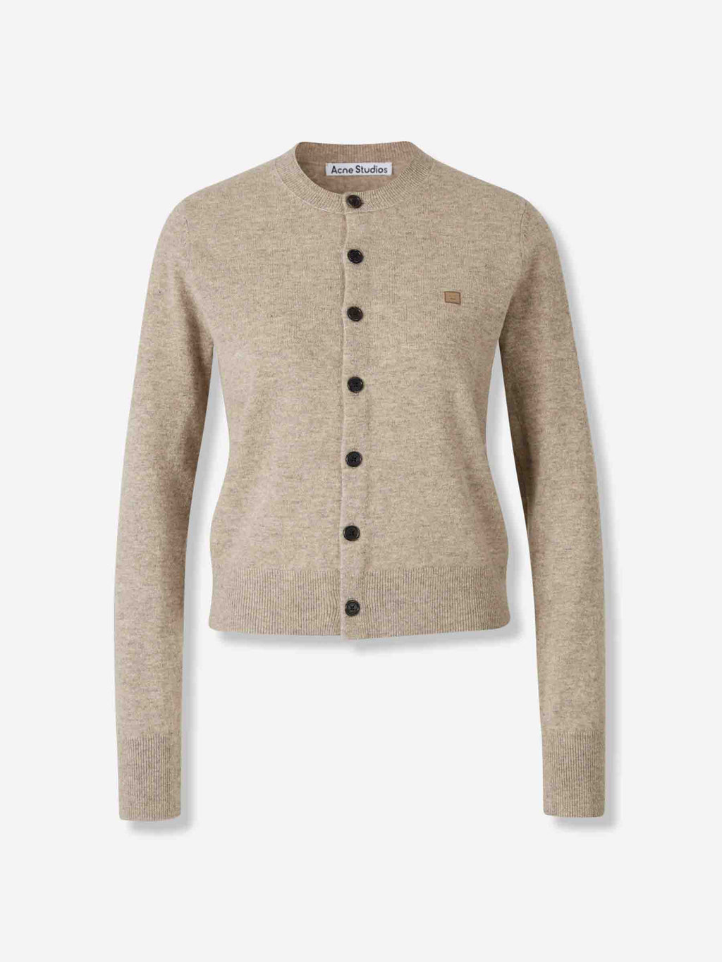 Fitted Cardigan Wool Acne studios оригінал – Купити в Україні – боковий вид