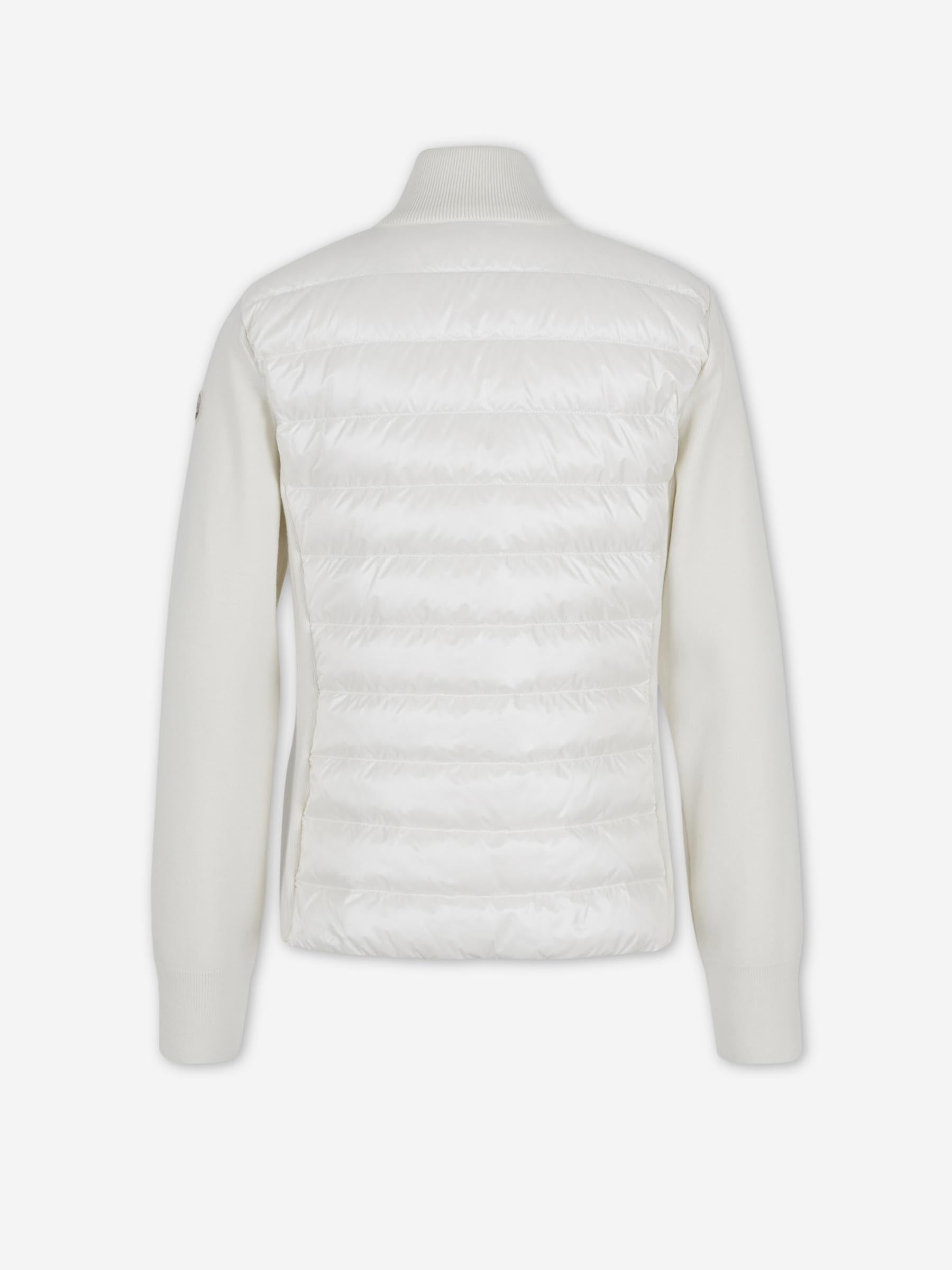 Quilted Zip-Up Cardigan Moncler – Гарантія оригінальності – вид ззаду