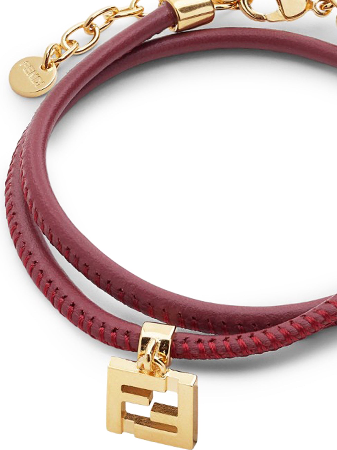 Forever Leather Bracelet Fendi оригінал – Купити в Україні – вид ззаду