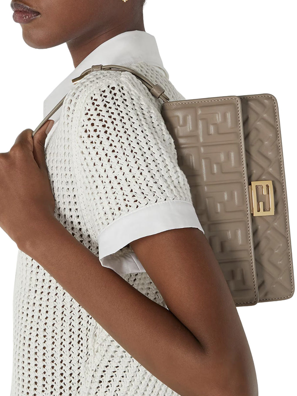 Wallet On Chain Baguette Fendi оригінал – Купити в Україні – вид ззаду