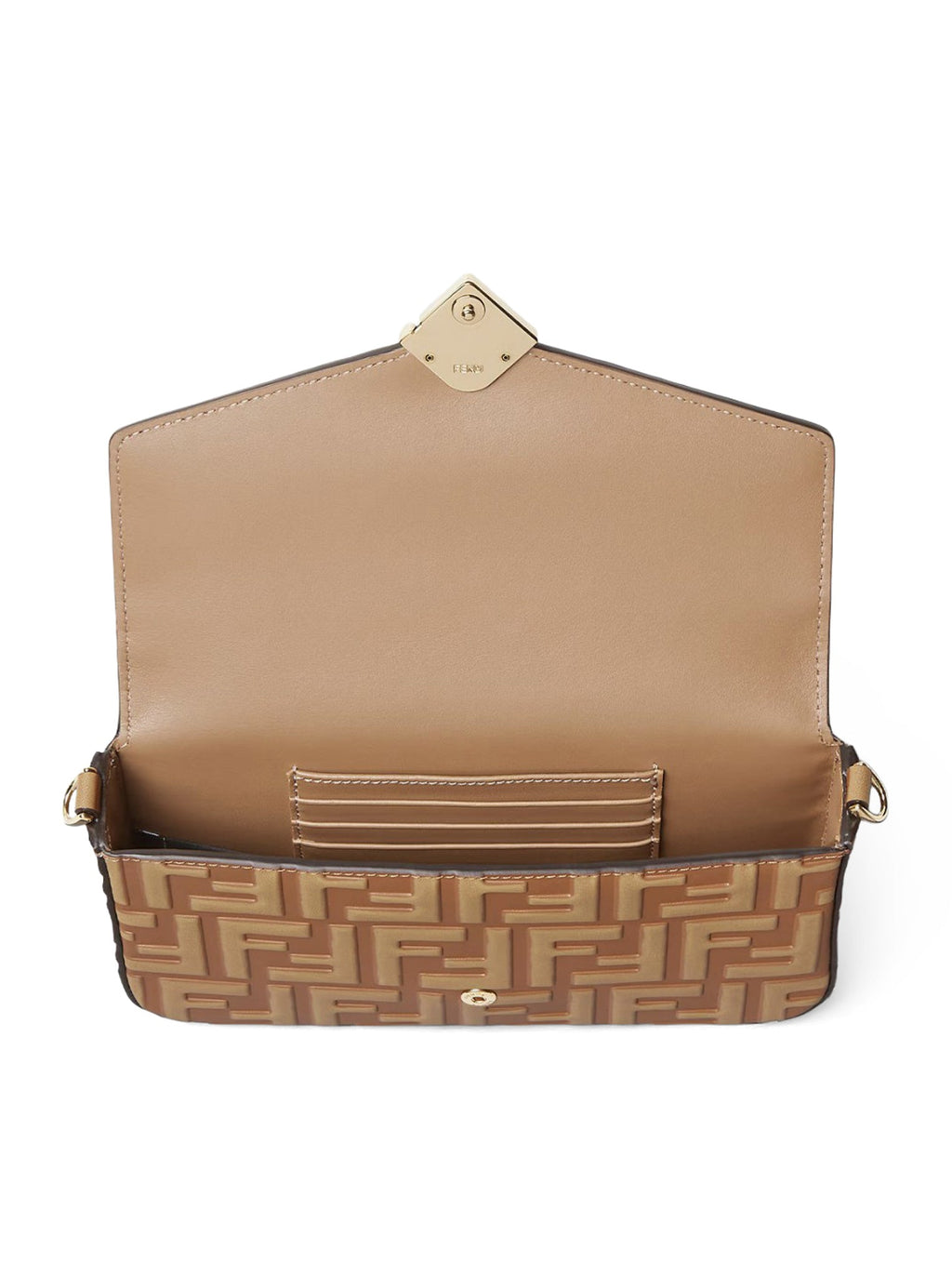 Оригінальна Two-Tone Ff Leather Wallet Fendi – збільшений вид