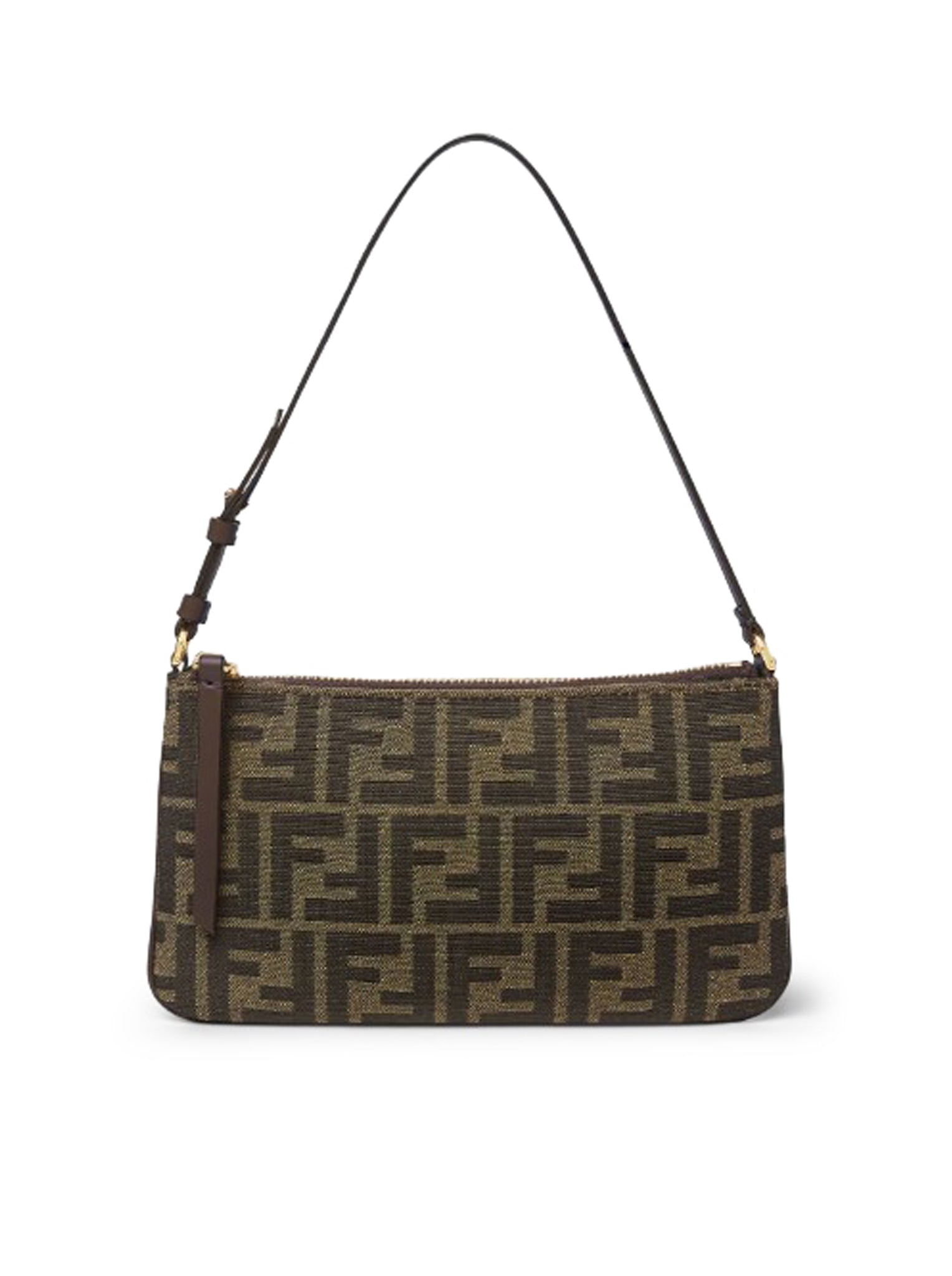 Flat Baguette Ff Jacquard Fendi – Гарантія оригінальності – боковий вид