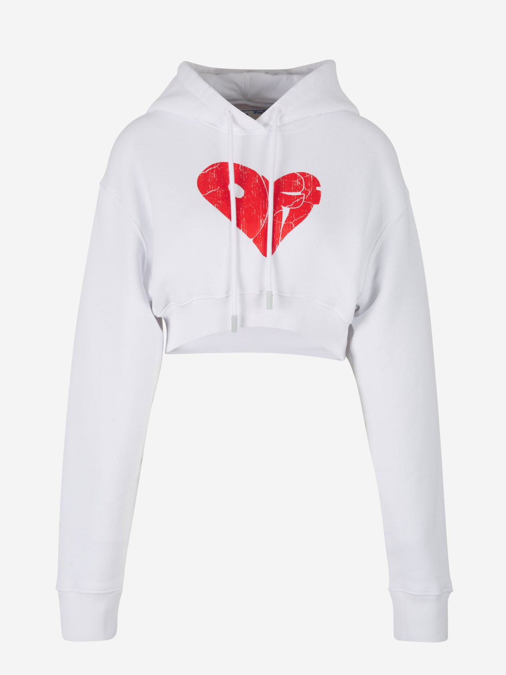 Sudadera Broken Heart Off-white – Гарантія оригінальності – боковий вид