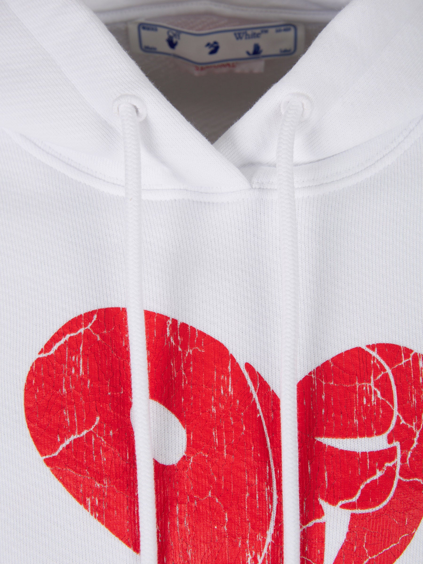 Sudadera Broken Heart Off-white – Гарантія оригінальності – детальний вид