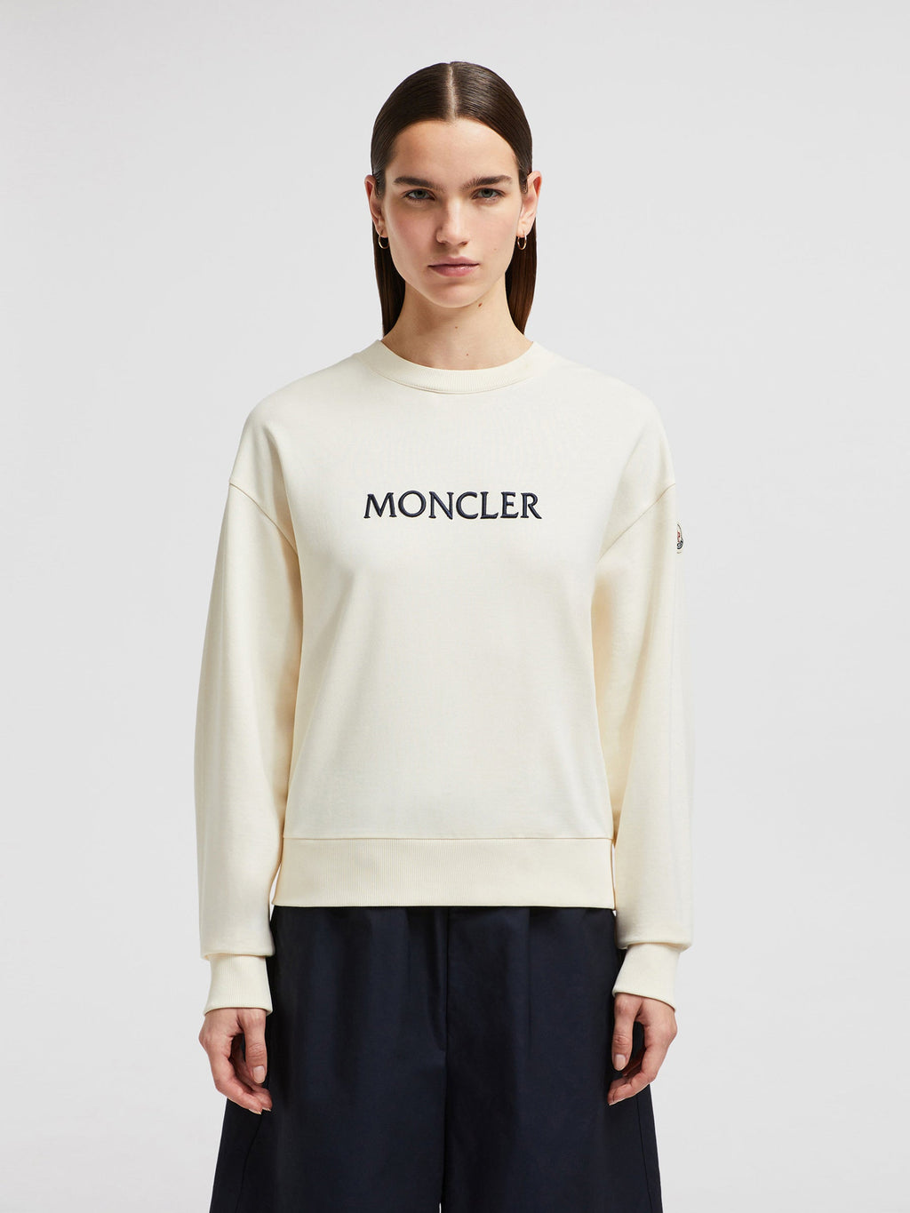 Crew Neck Sweatshirt Moncler – Гарантія оригінальності – вид ззаду