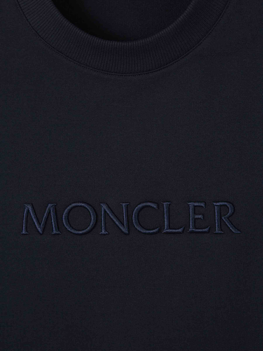 Crew Neck Sweatshirt Moncler – Гарантія оригінальності – детальний вид