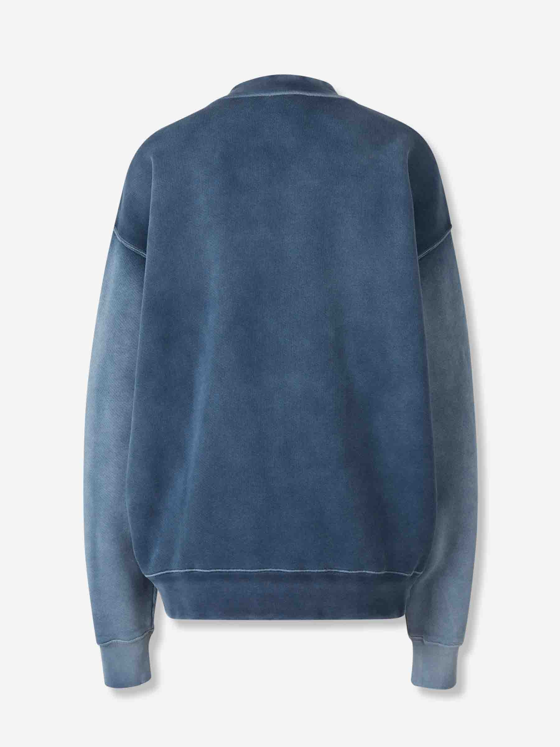 Round Neck Sweatshirt Off-white – Гарантія оригінальності – вид ззаду